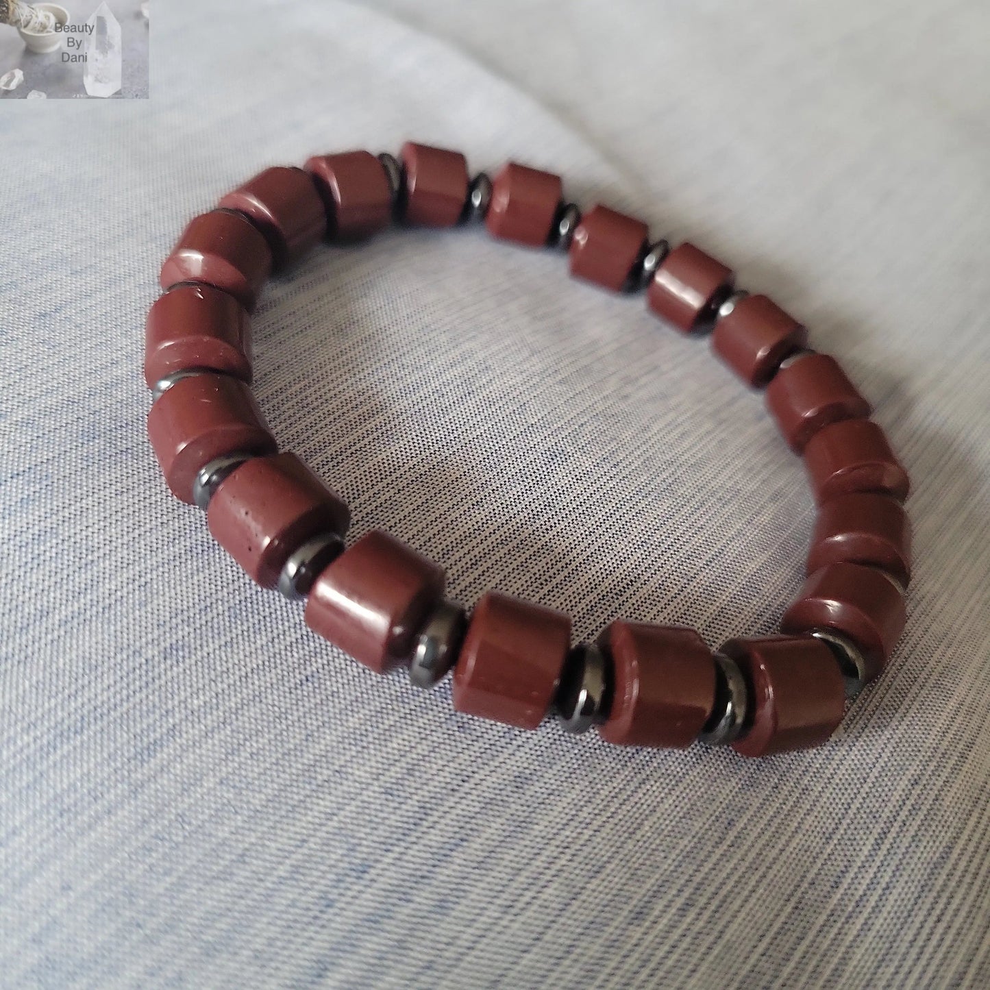 Hematite Brown Spacers Bracelet Beauty by Dani