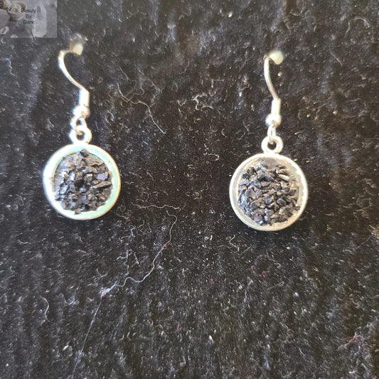 Elegant Obsidian Lightweight Earrings by Beauty by Dani