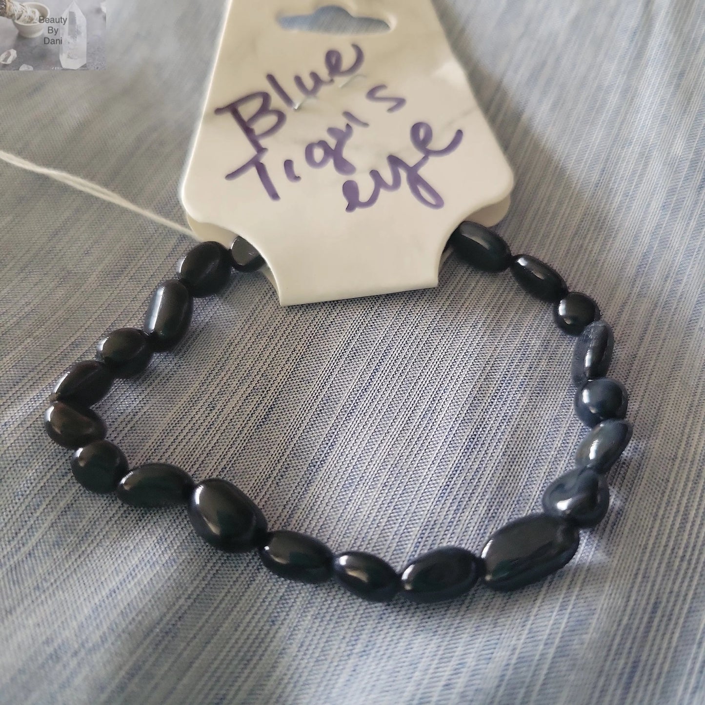 Blue Tiger's Eye Durable Adjustable Bracelet