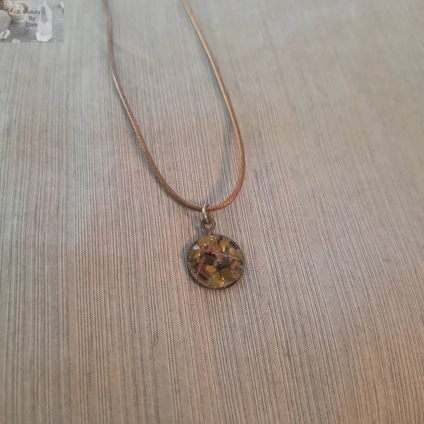 Tiger's Eye Polished Small Pendant Necklace