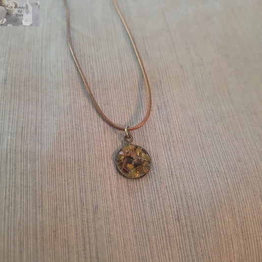 Tiger's Eye Polished Small Pendant Necklace
