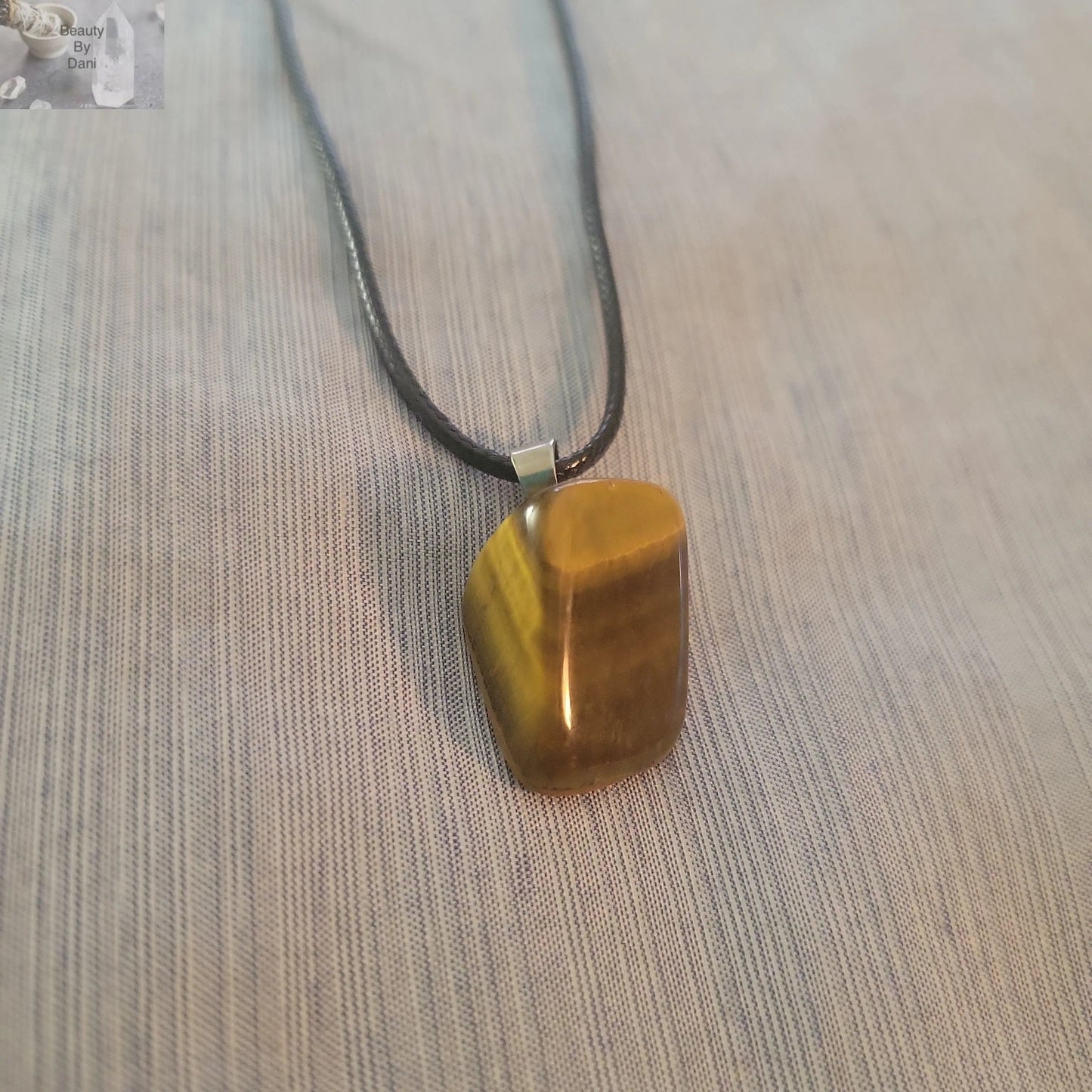 Tiger's Eye Polished Necklace Protective Jewelry Beauty by Dani