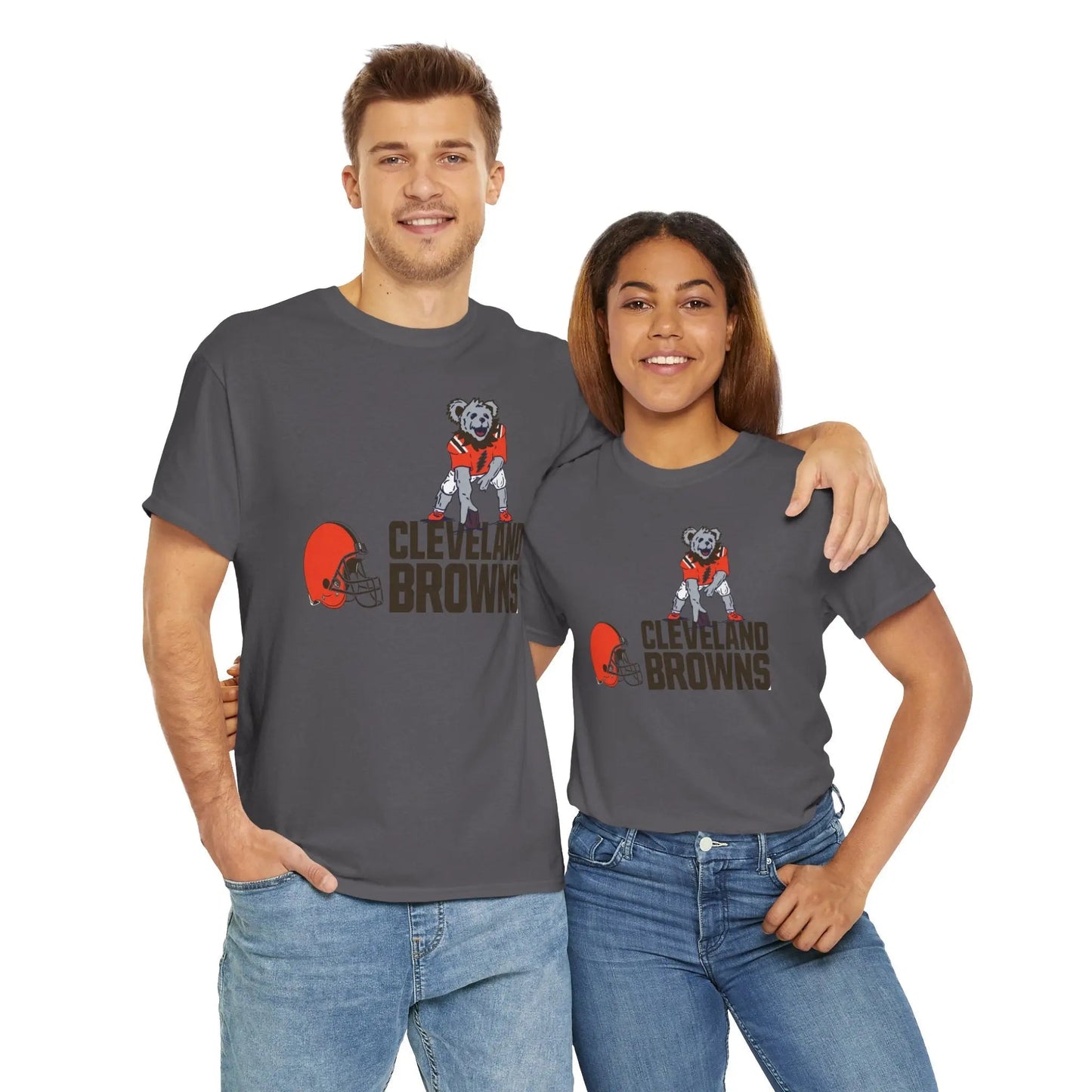 Cleveland Browns Dancing Bear Grateful Dead T-Shirt NFL