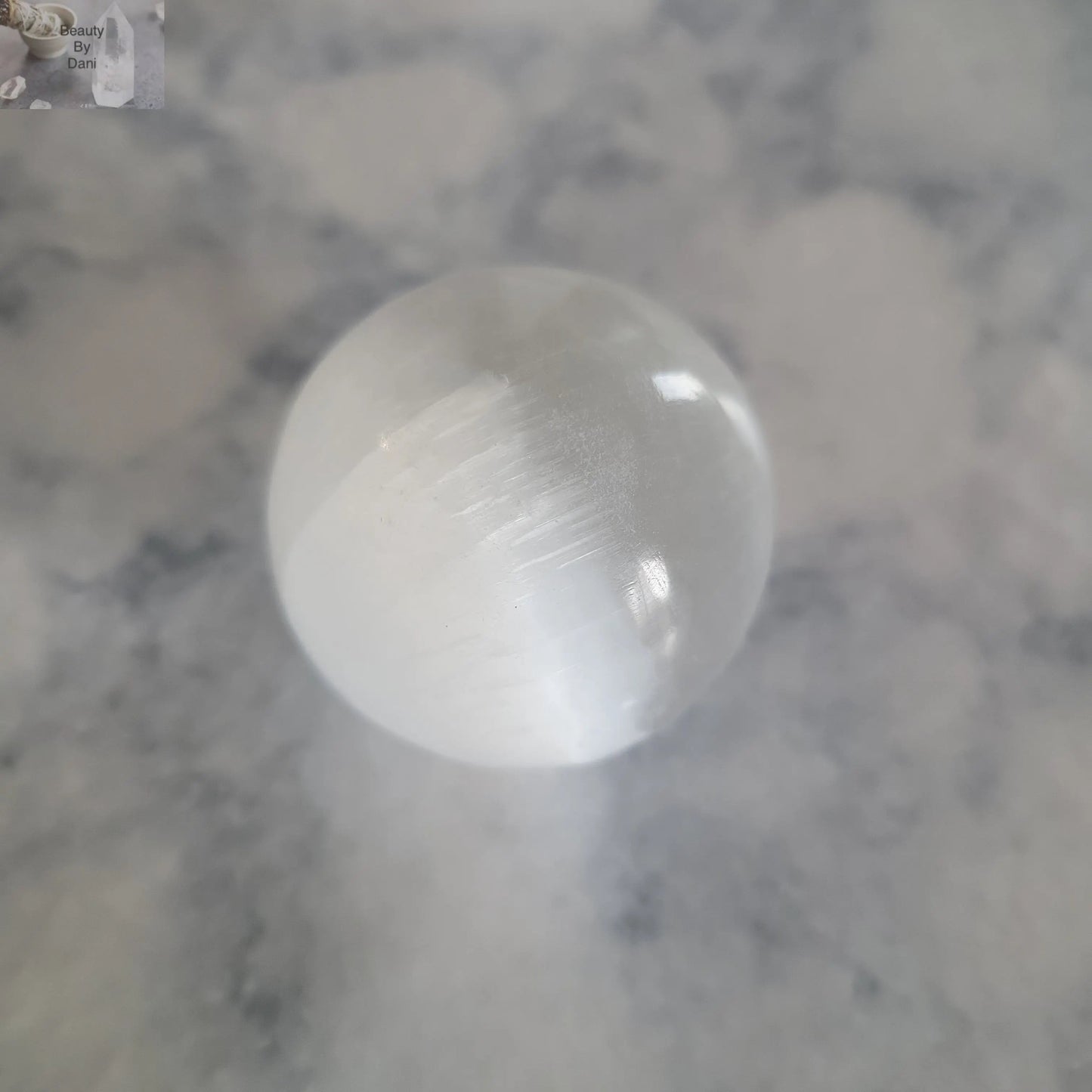 Small Selenite Ball 1.5 to 2 Inches Crystal Sphere