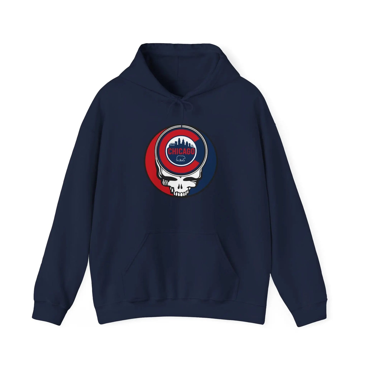 Grateful Dead Unisex Heavy Blend Hoodie The Ballpark Collection Chicago Baseball Edition