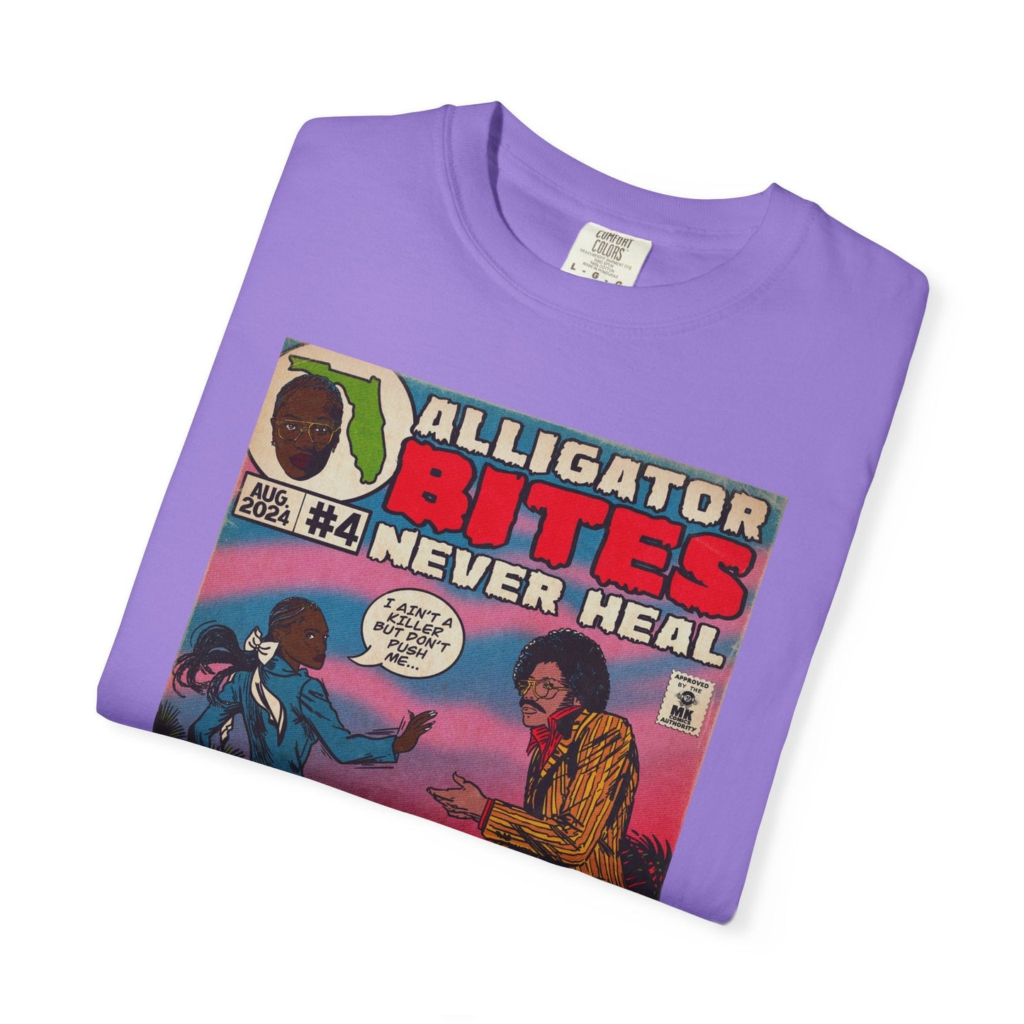 Denial is a River Alligator Bites Unisex Comfort Colors T-shirt