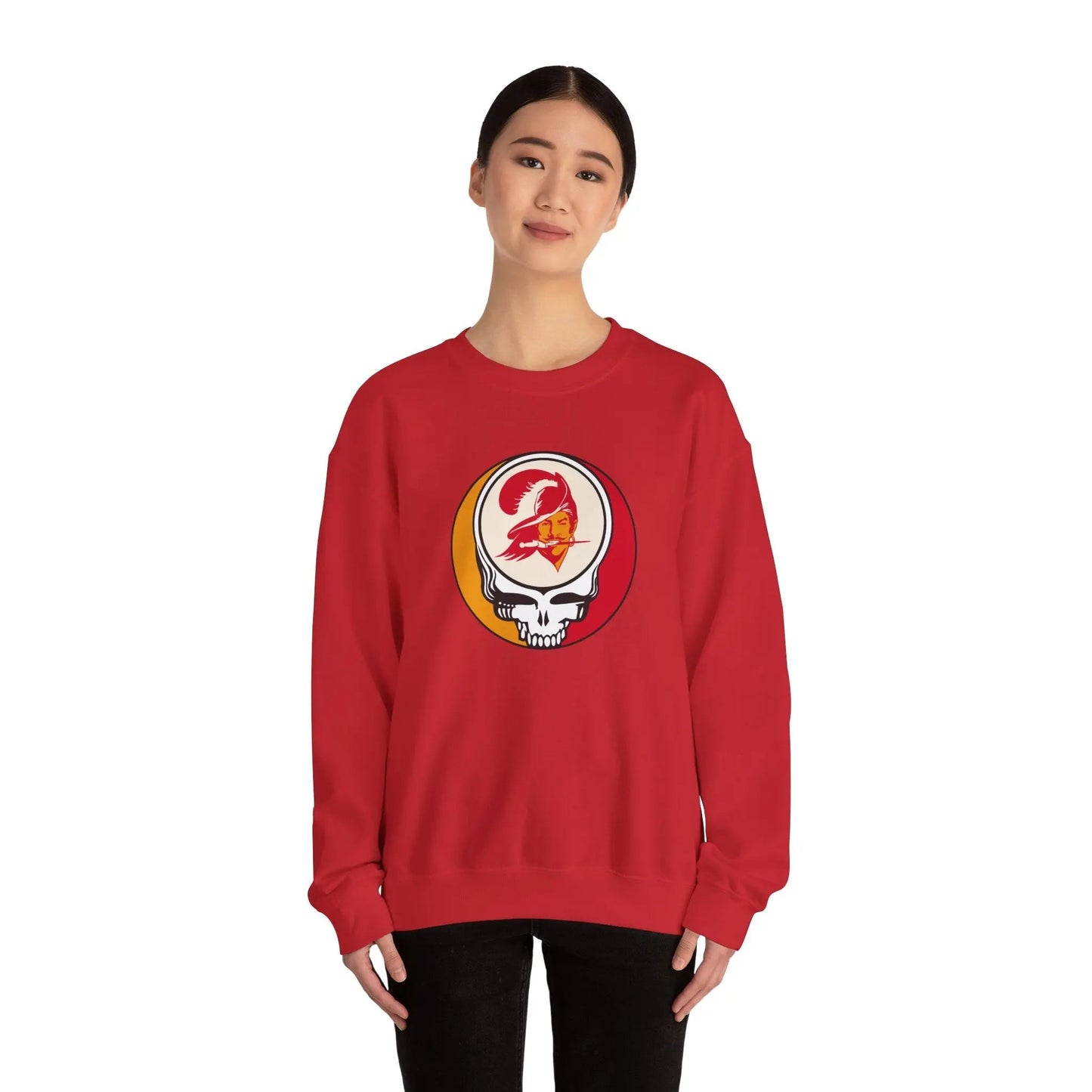 Grateful Dead Stealie Crewneck Sweatshirt Unisex Heavy Blend Gildan