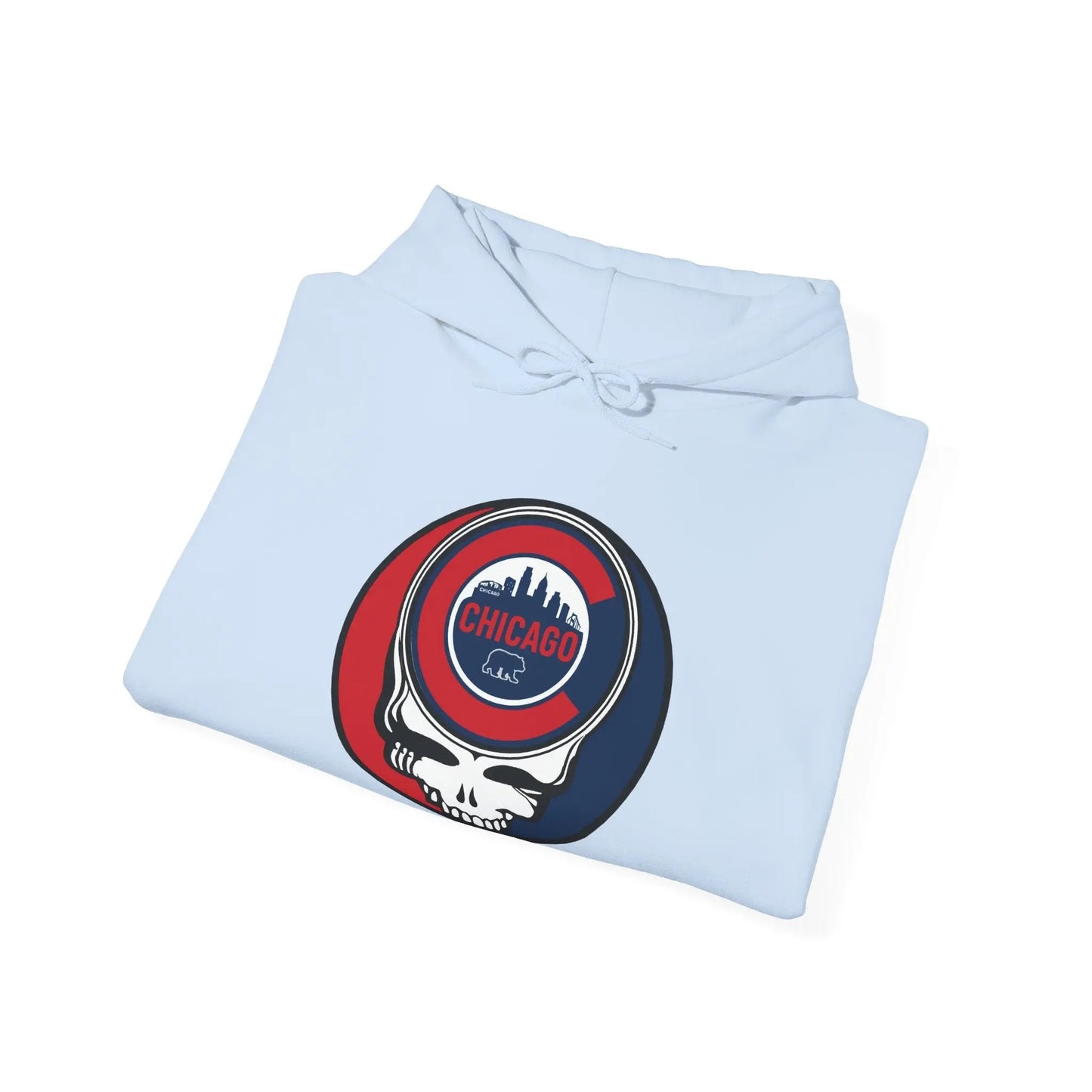Grateful Dead Unisex Heavy Blend Hoodie The Ballpark Collection Chicago Baseball Edition