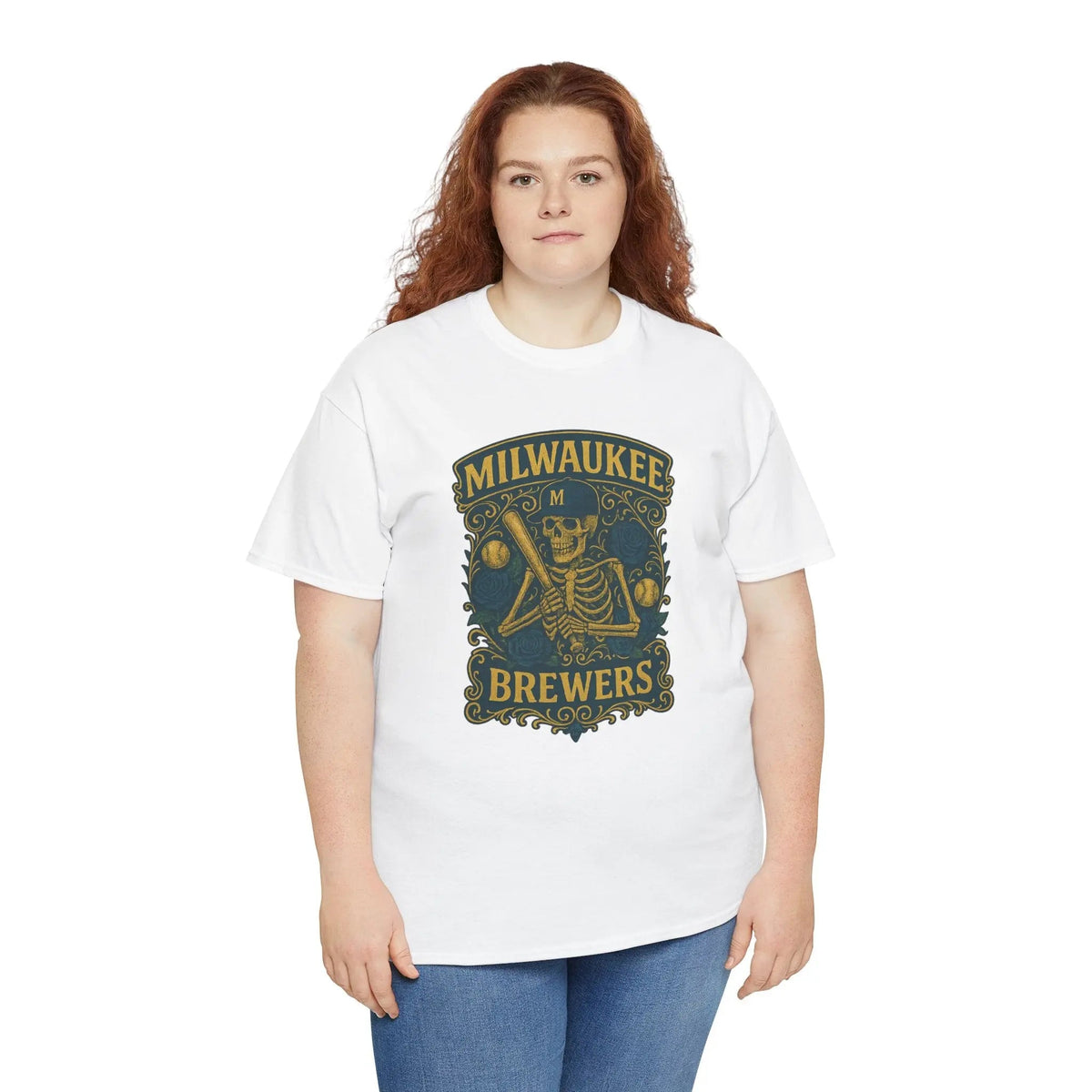 Milwaukee Baseball Edition Retro Poster Art T-shirt The Ballpark Collection