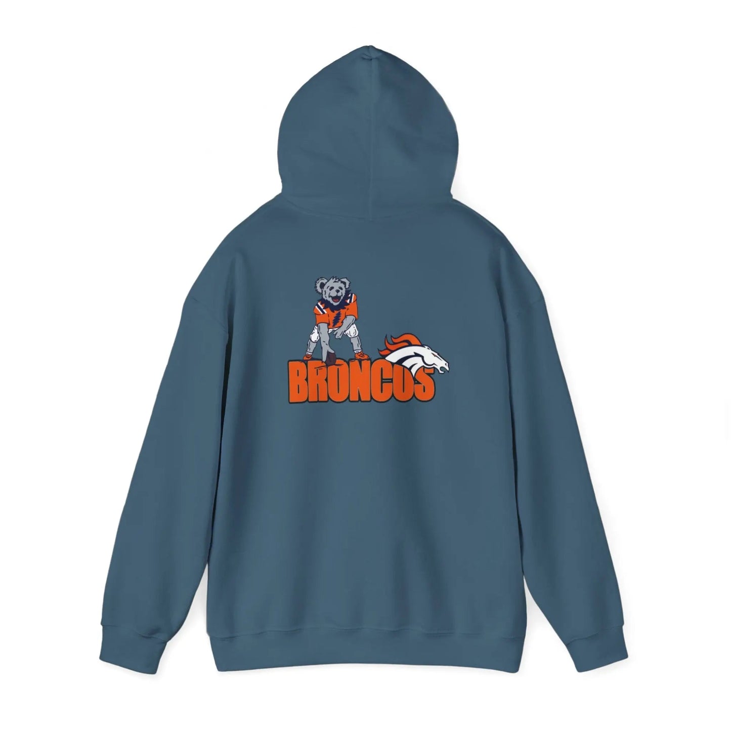 Denver Broncos Dancing Bear Unisex Two-Sided Hoodie The Gridiron Collection