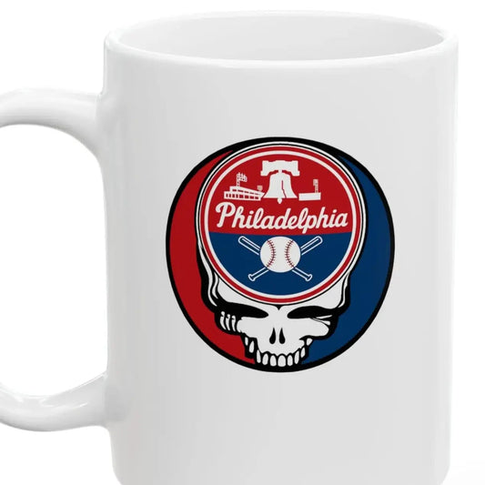 Philadelphia Edition Stealie Ceramic Mug Ballpark Collection Grateful Dead