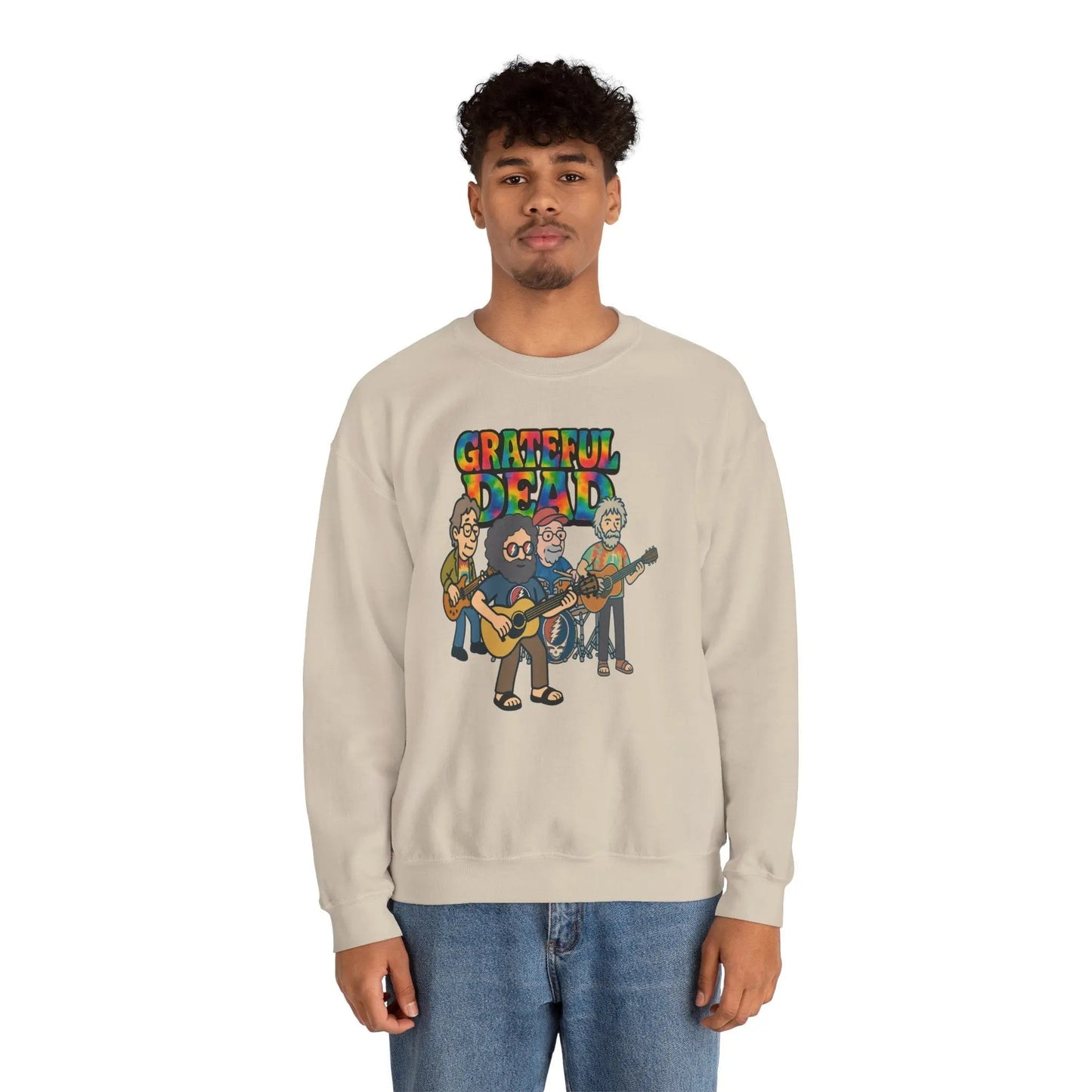 Life is dead. Crewneck Sweatshirt Heavy Blend Unisex Jerry and The Band
