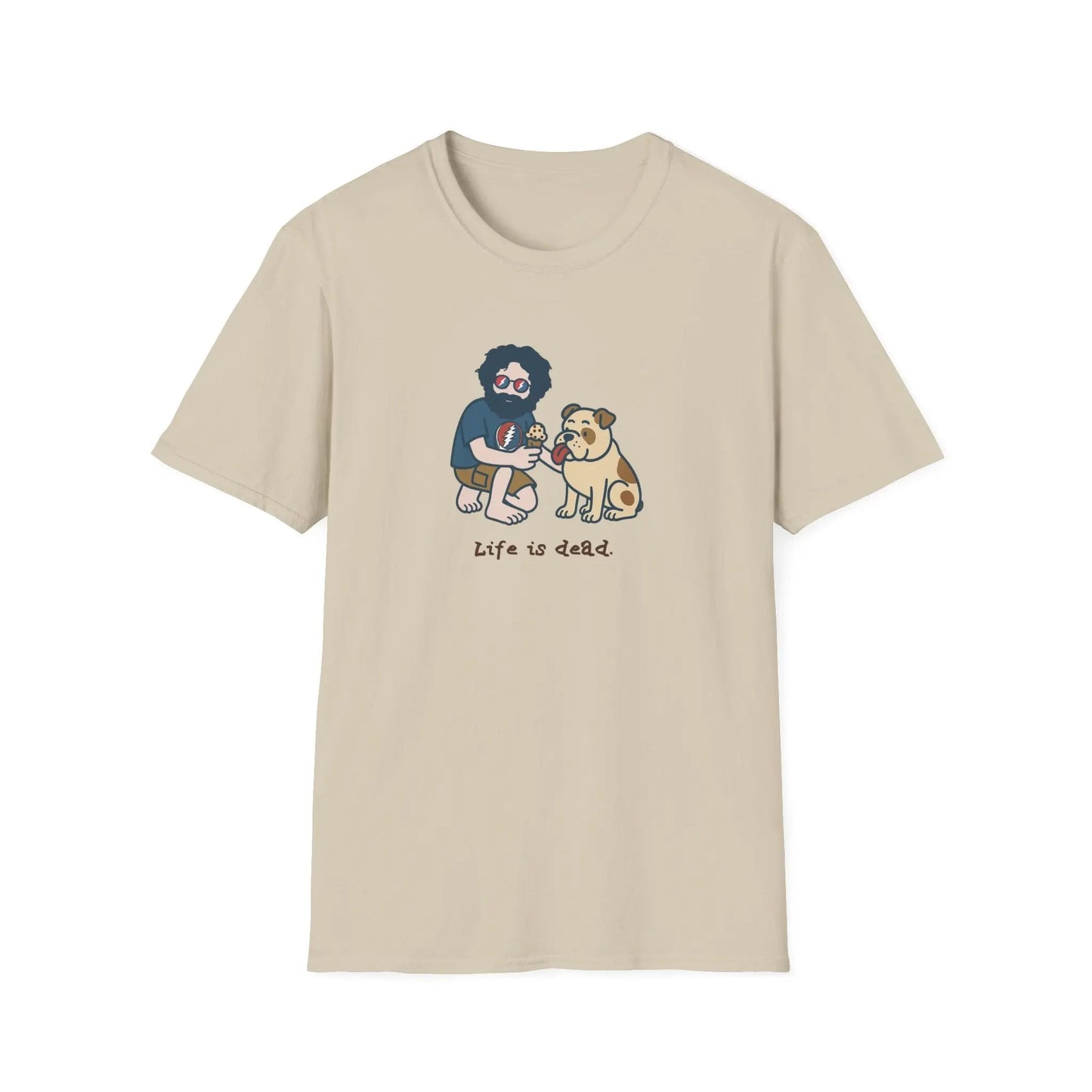 Life is dead Grateful Dead T-Shirt Jerry and Frank are Sharin'