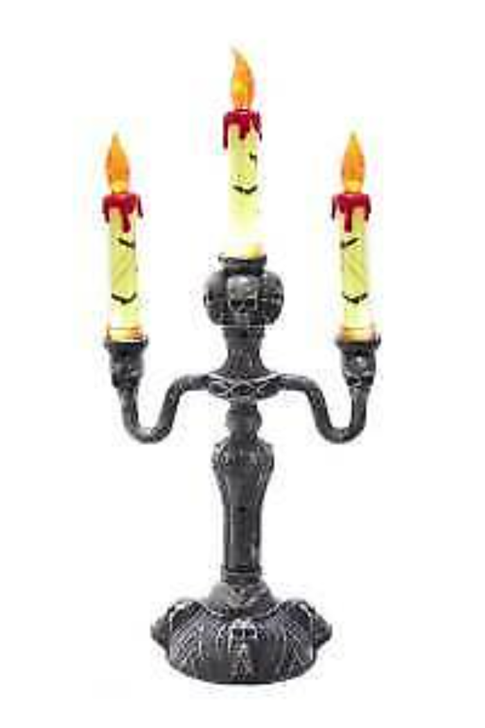 Halloween LED Candelabra 7-inch Plastic PVC Candle