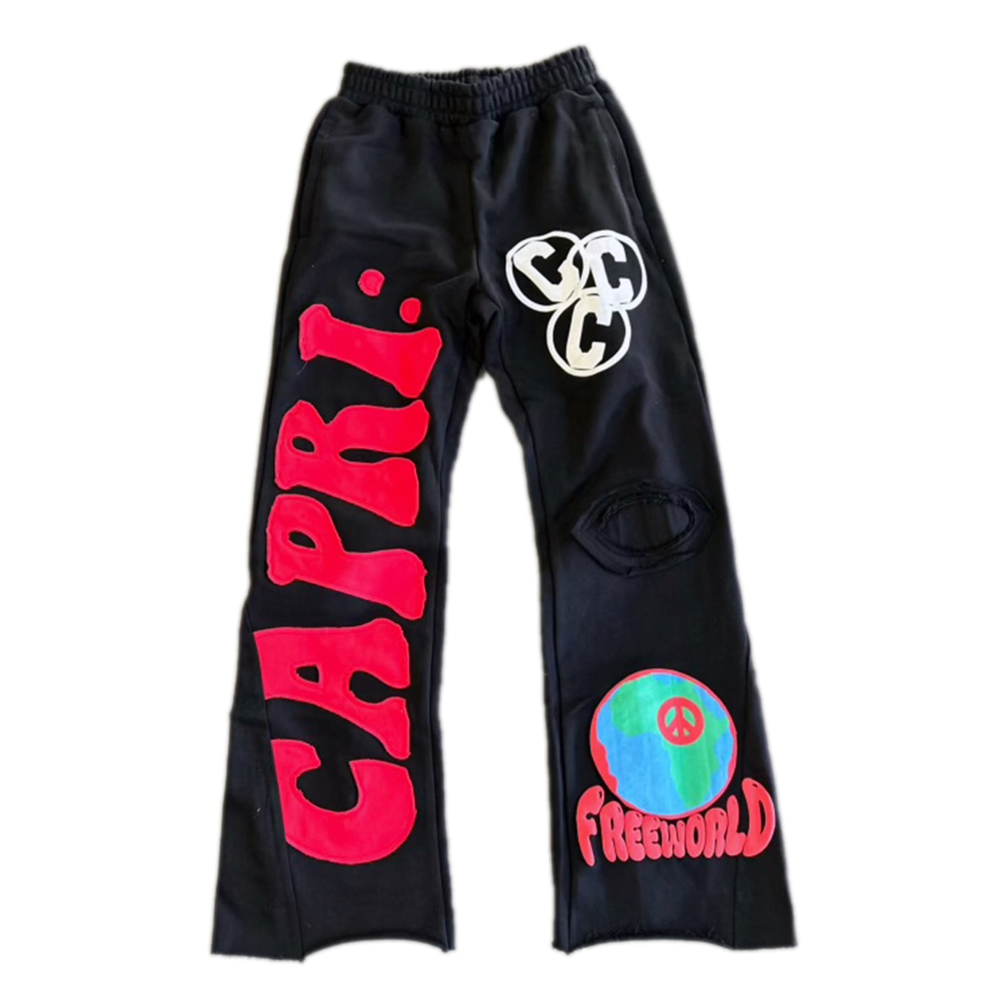 Denim Flared Heavy Weight Sweats ProjectCapri