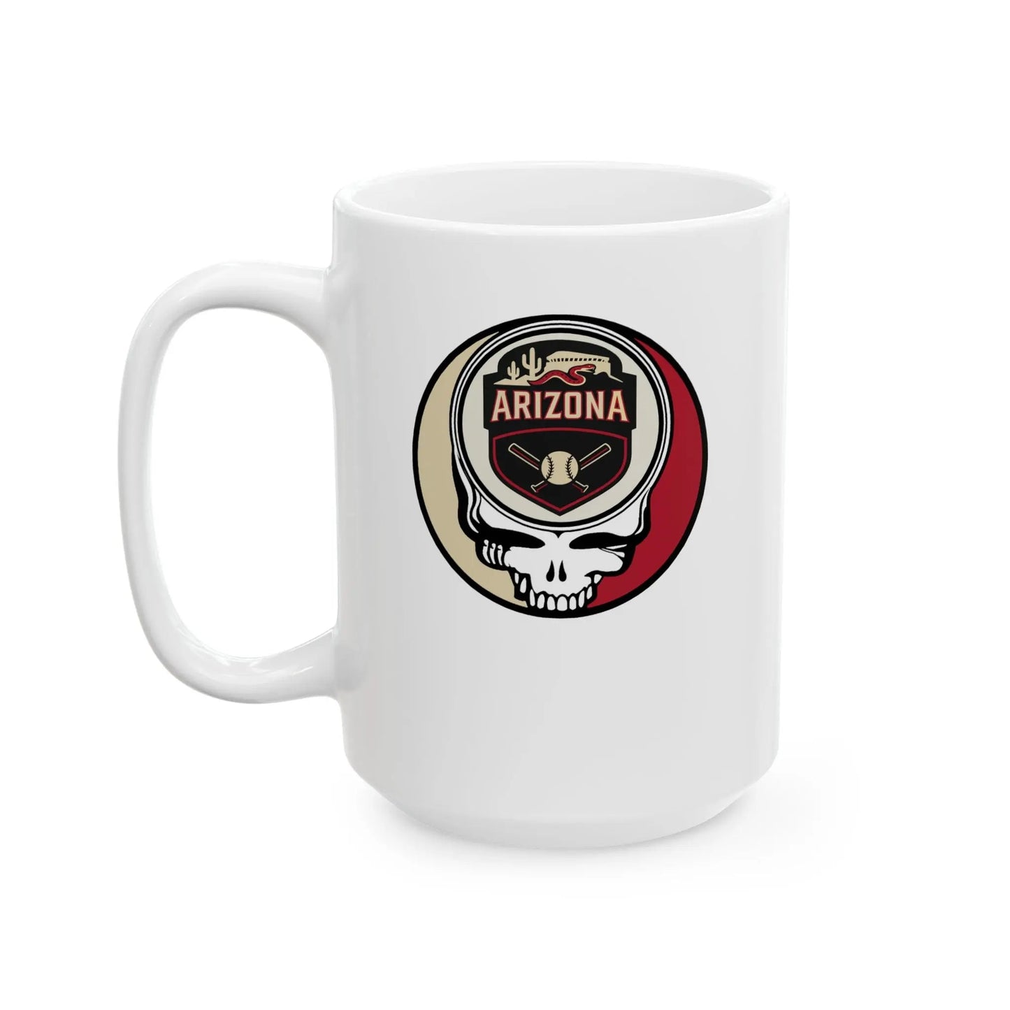 Arizona Baseball Edition Stealie Ceramic Mug 15 Ounce The Ballpark Collection
