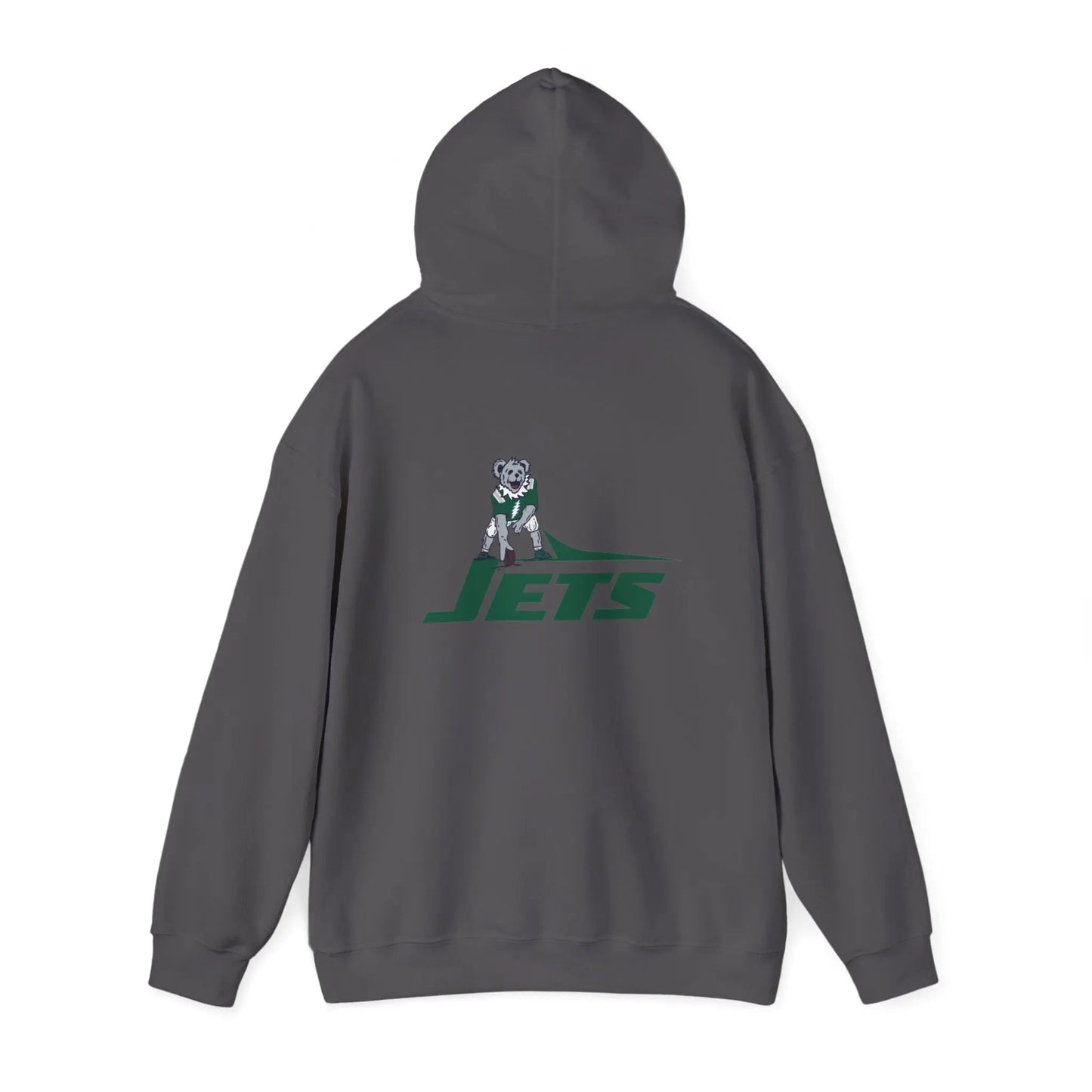 New York Jets Dancing Bear Unisex Hoodie Two-Sided The Gridiron Collection