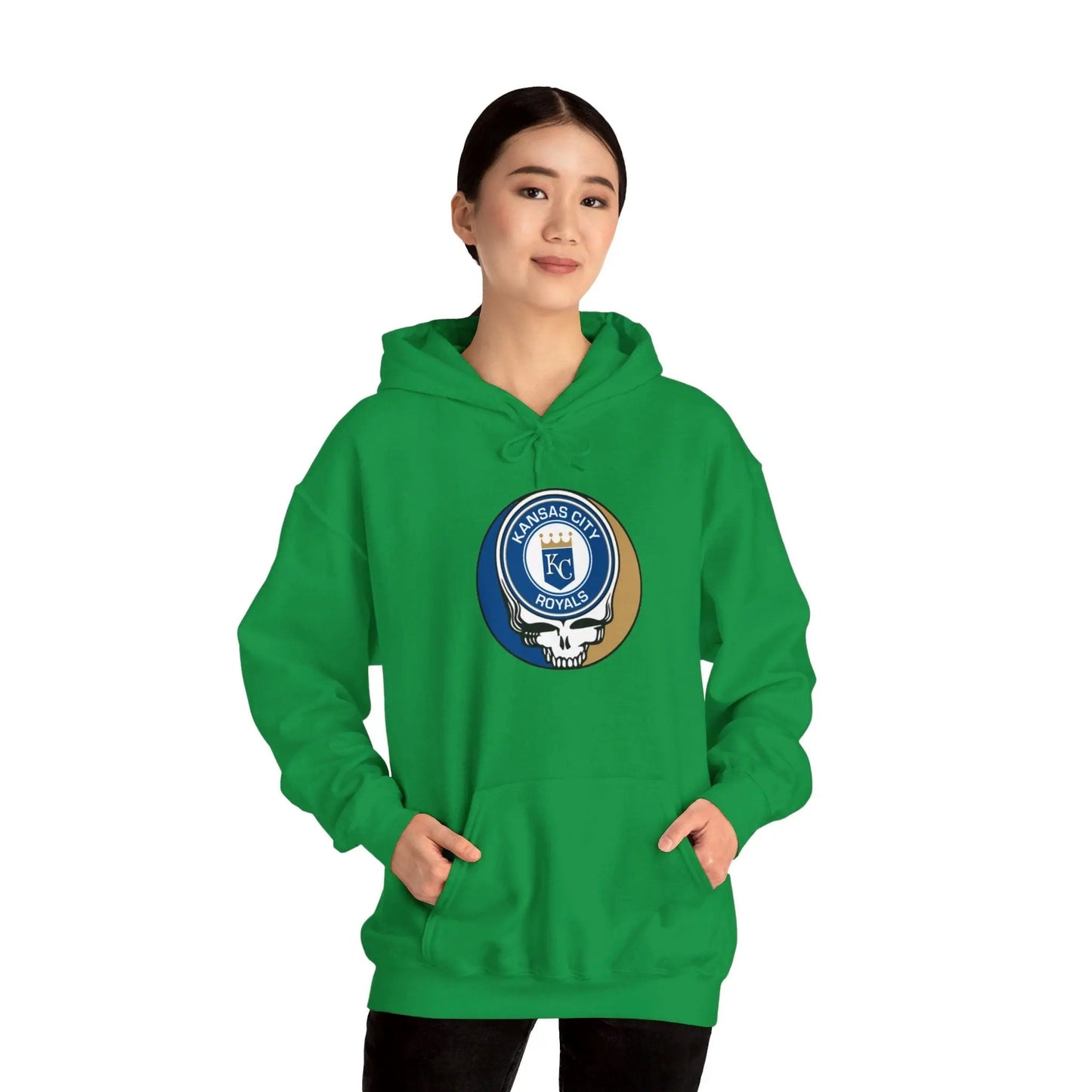 Kansas City Baseball Edition Heavy Blend Hoodie Unisex The Ballpark Collection Grateful Dead