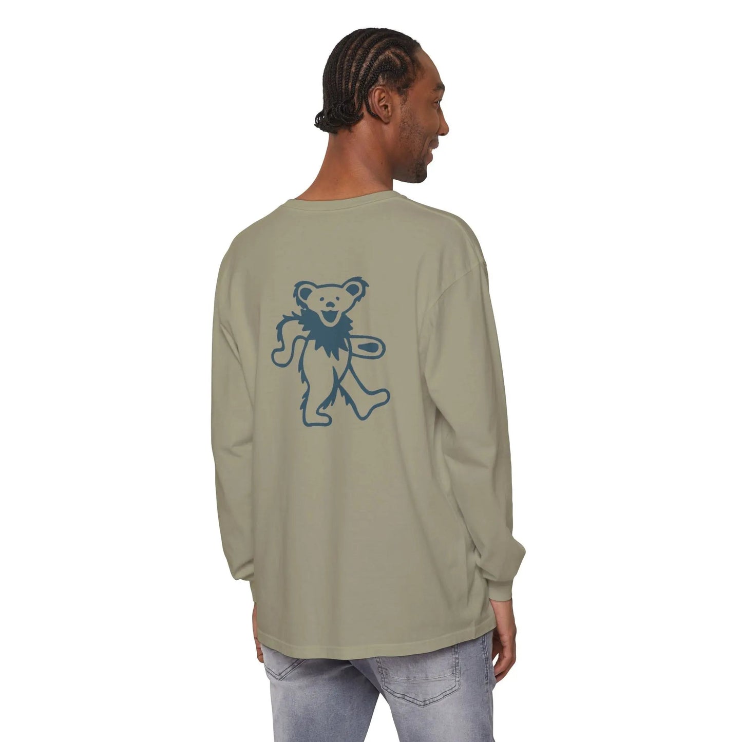 Grateful Dead Dancing Bear Garment-Dyed Long Sleeve T-Shirt