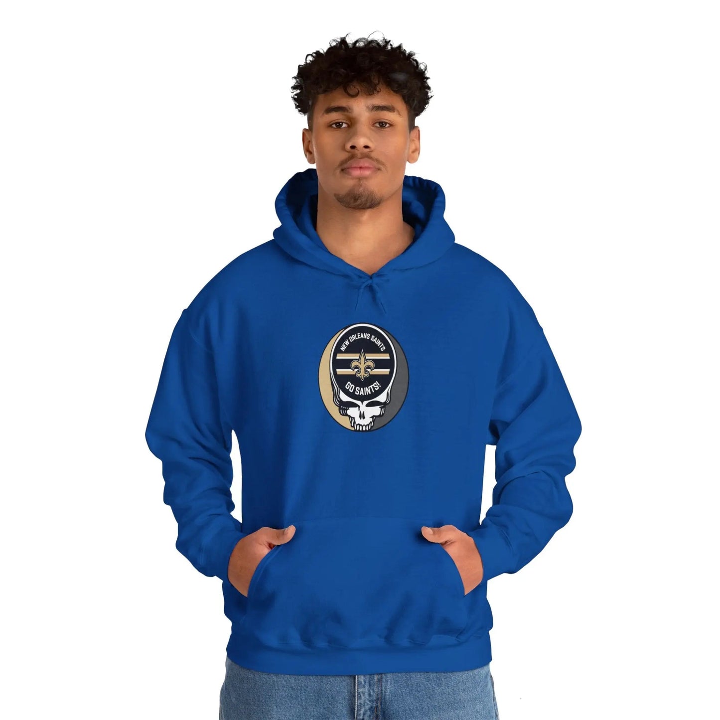 New Orleans Saints Grateful Dead Hooded Sweatshirt The Gridiron Collection