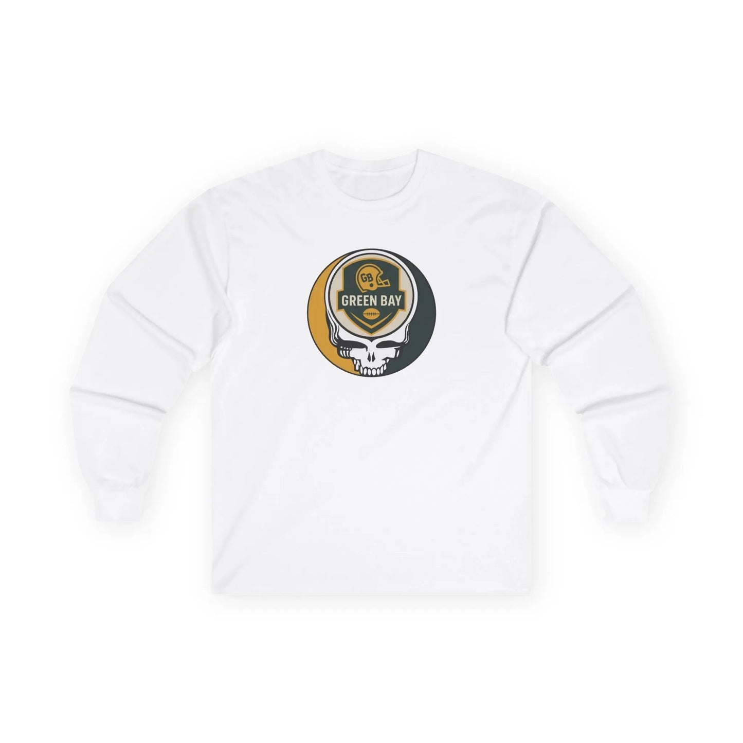 Green Bay Packers Stealie Ultra Cotton Long Sleeve Tee The Gridiron Collection