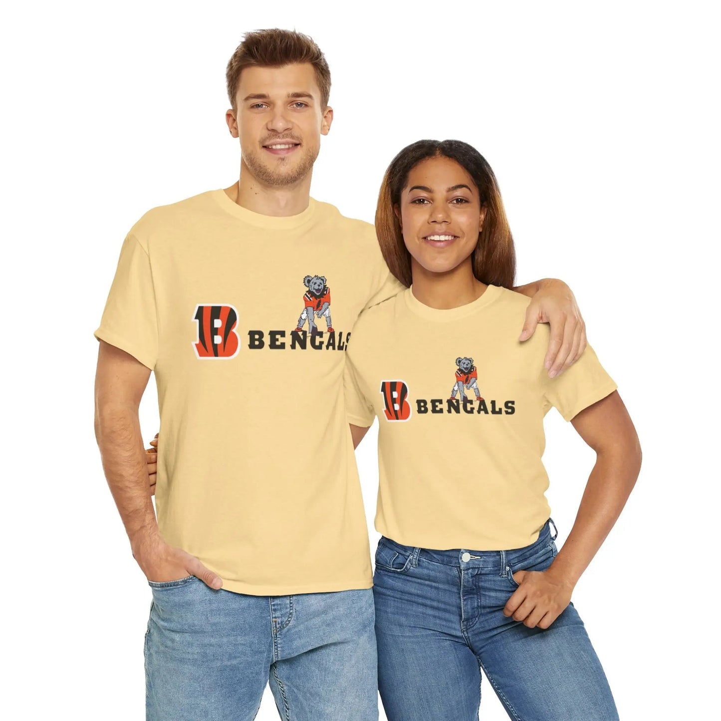 Cincinnati Bengals Dancing Bear Grateful Dead T-Shirt The Gridiron Collection