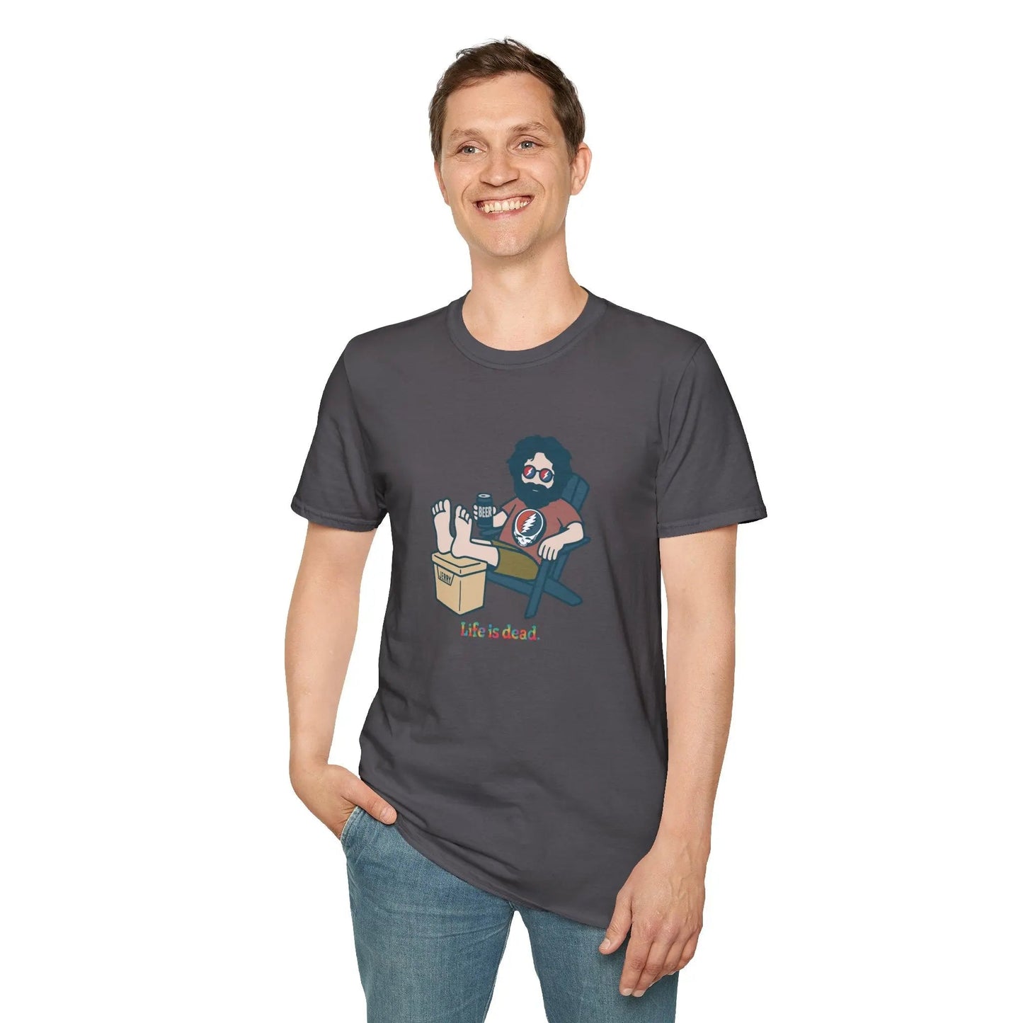Stay Cool Jerry Life is Dead T-Shirt Grateful Dead
