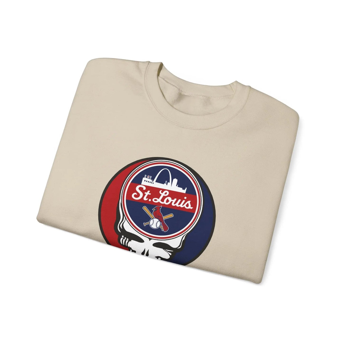 Grateful Dead Stealie Unisex Heavy Blend Crewneck Sweatshirt The Ballpark Collection