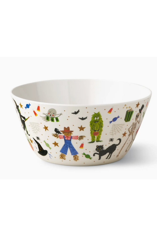 HALLOWEEN PARADE MELAMINE SERVING BOWL