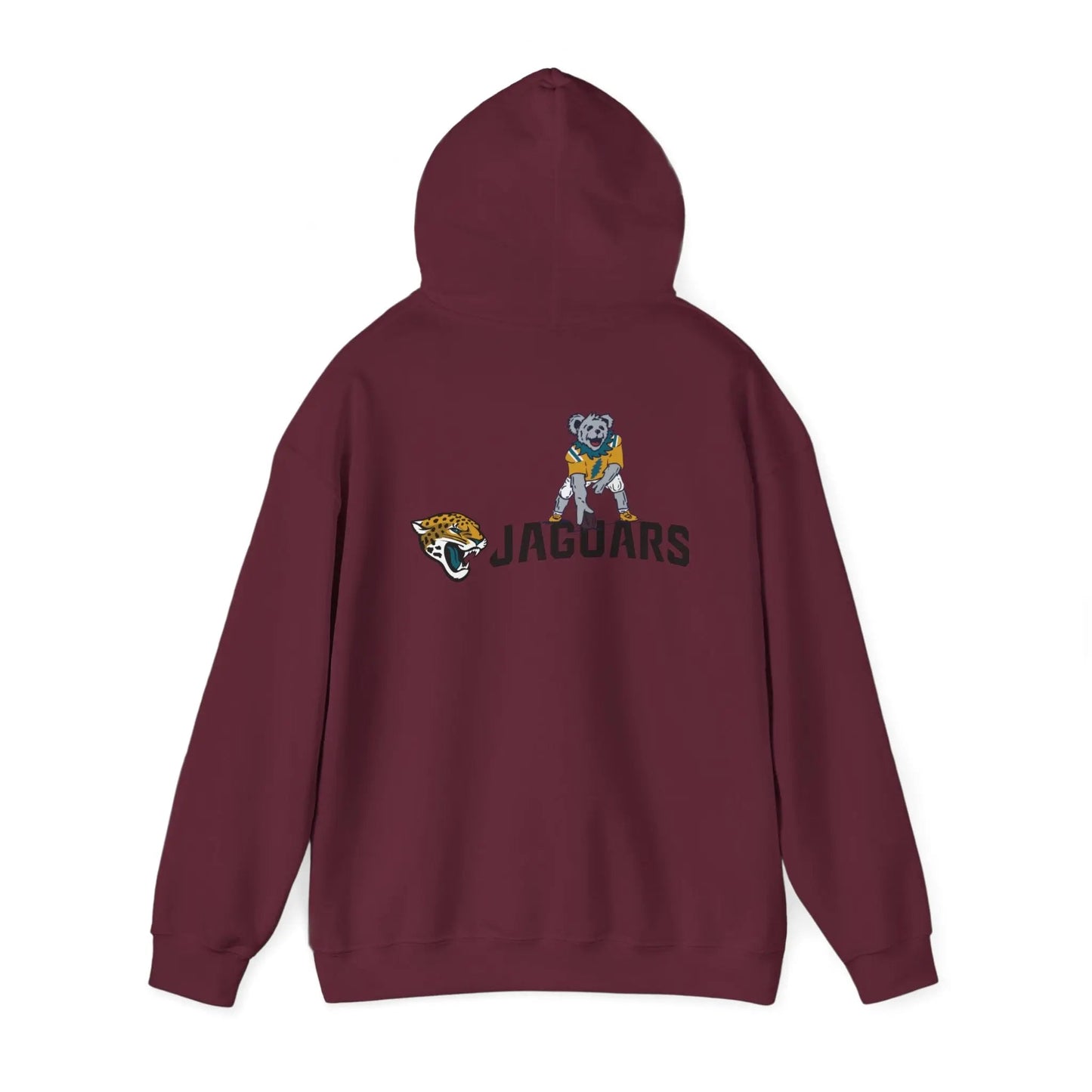 Jacksonville Jaguars Dancing Bear Unisex Hoodie Two-Sided The Gridiron Collection