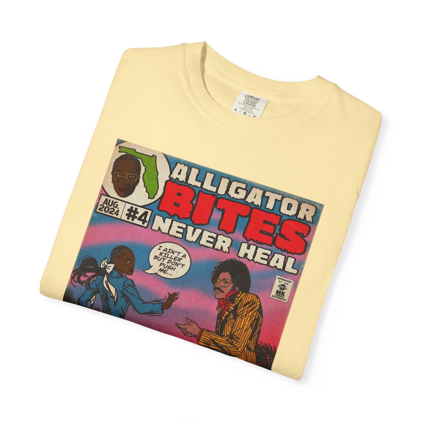 Denial is a River Alligator Bites Unisex Comfort Colors T-shirt