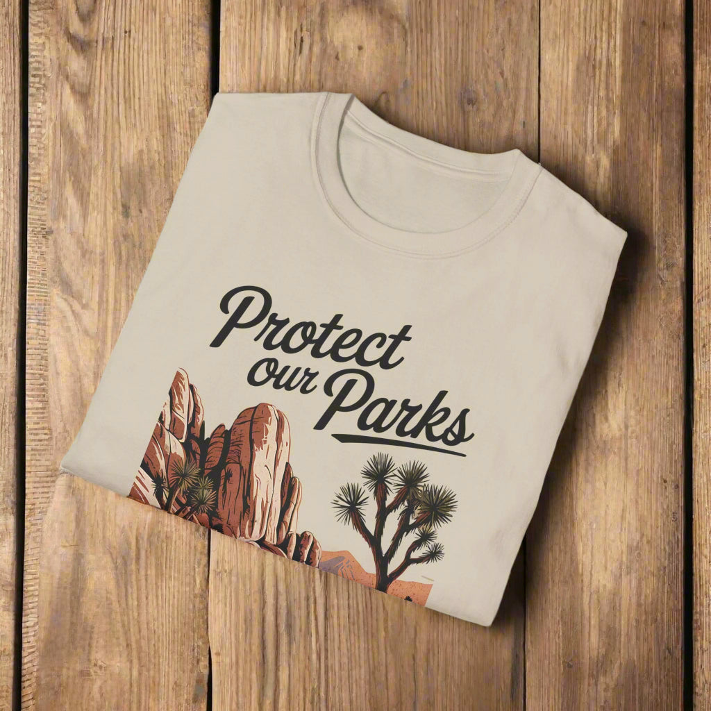 Protect Our Parks Joshua Tree National Park Unisex Fit Soft T-Shirt