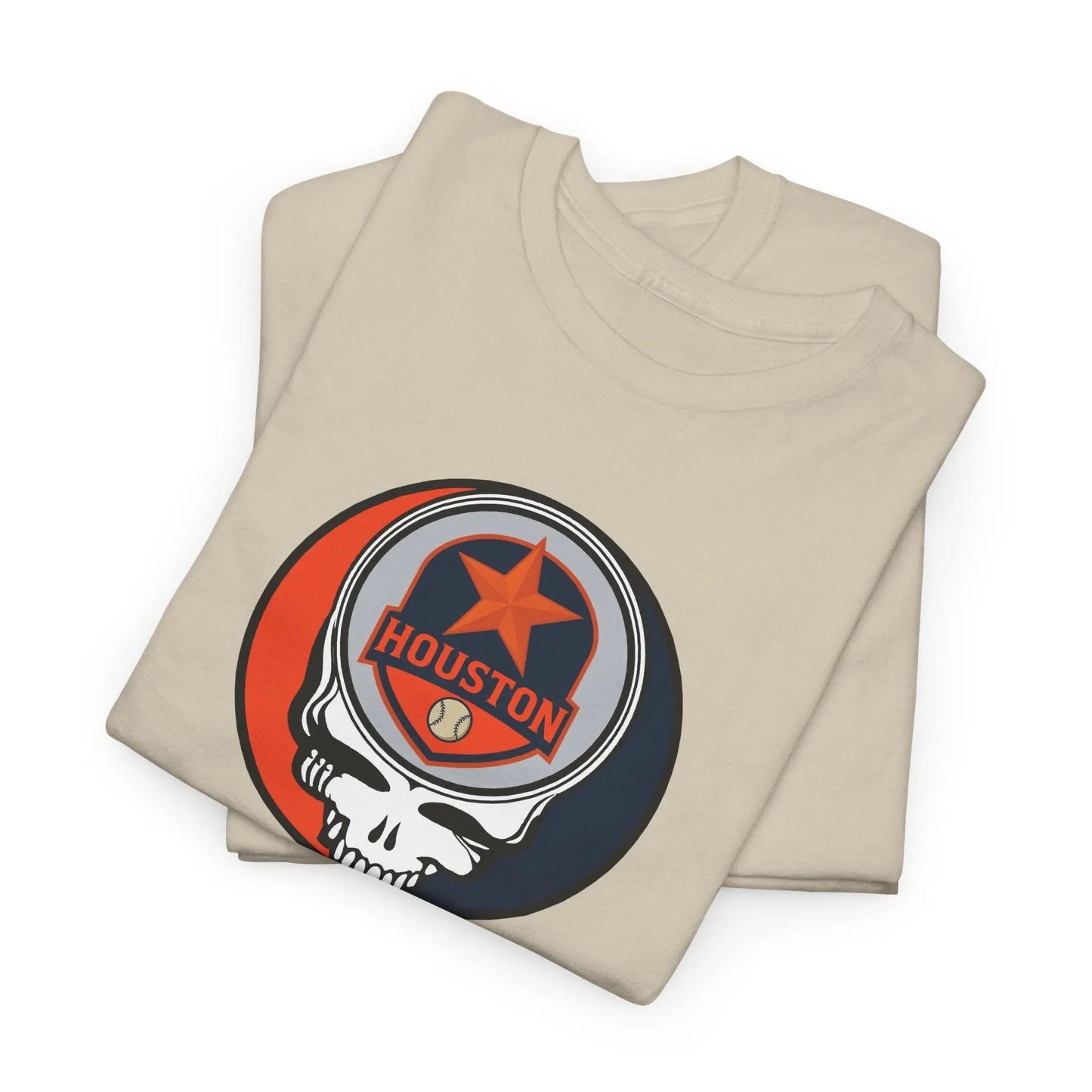 Houston Astros Grateful Dead Steal Your Face Baseball Edition T-Shirt