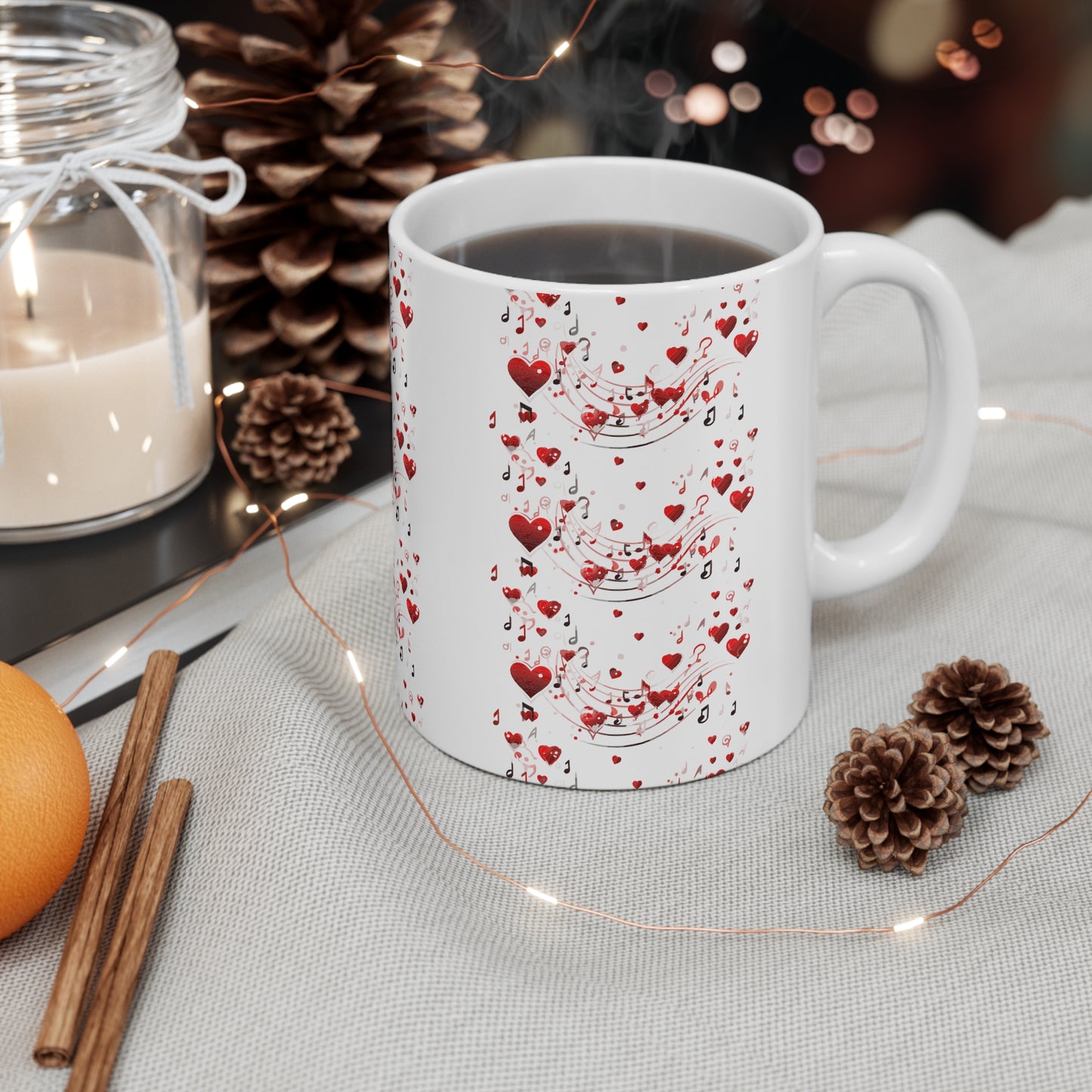 Musical Valentine's best gift ever, Ceramic Mug 11oz