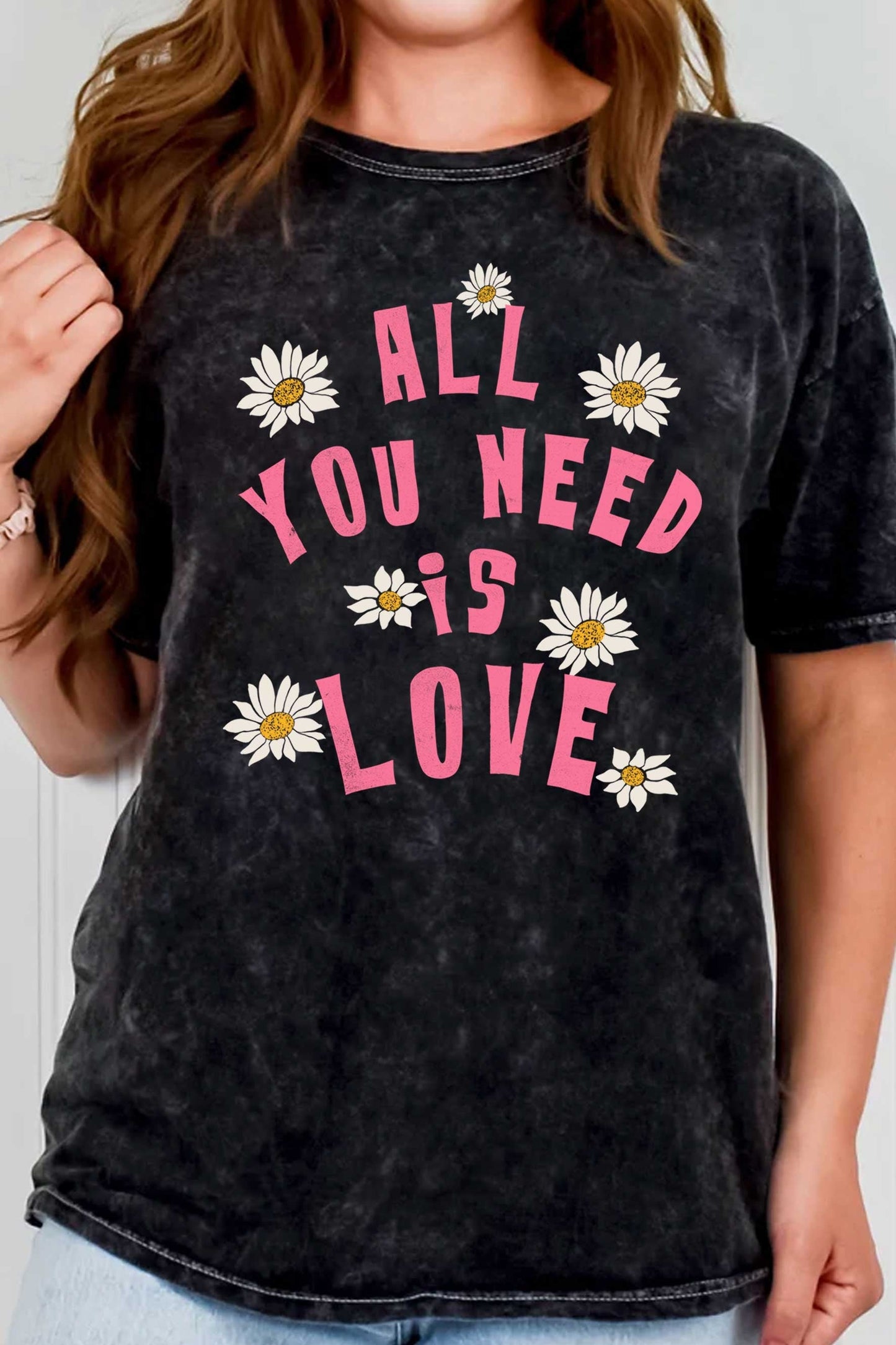 All You Need Is Love Mineral Graphic T Shirts
