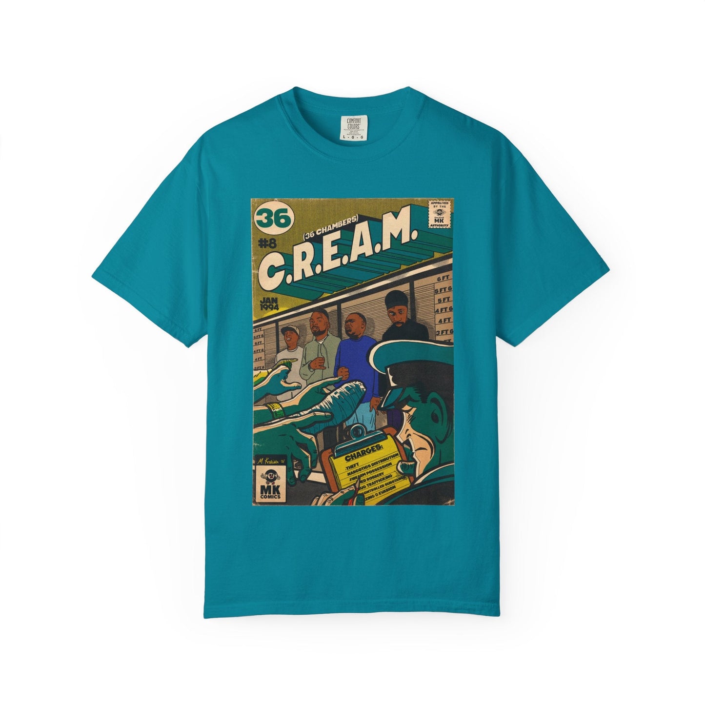 C.R.E.A.M Unisex Comfort Colors T-shirt Ring-Spun Cotton