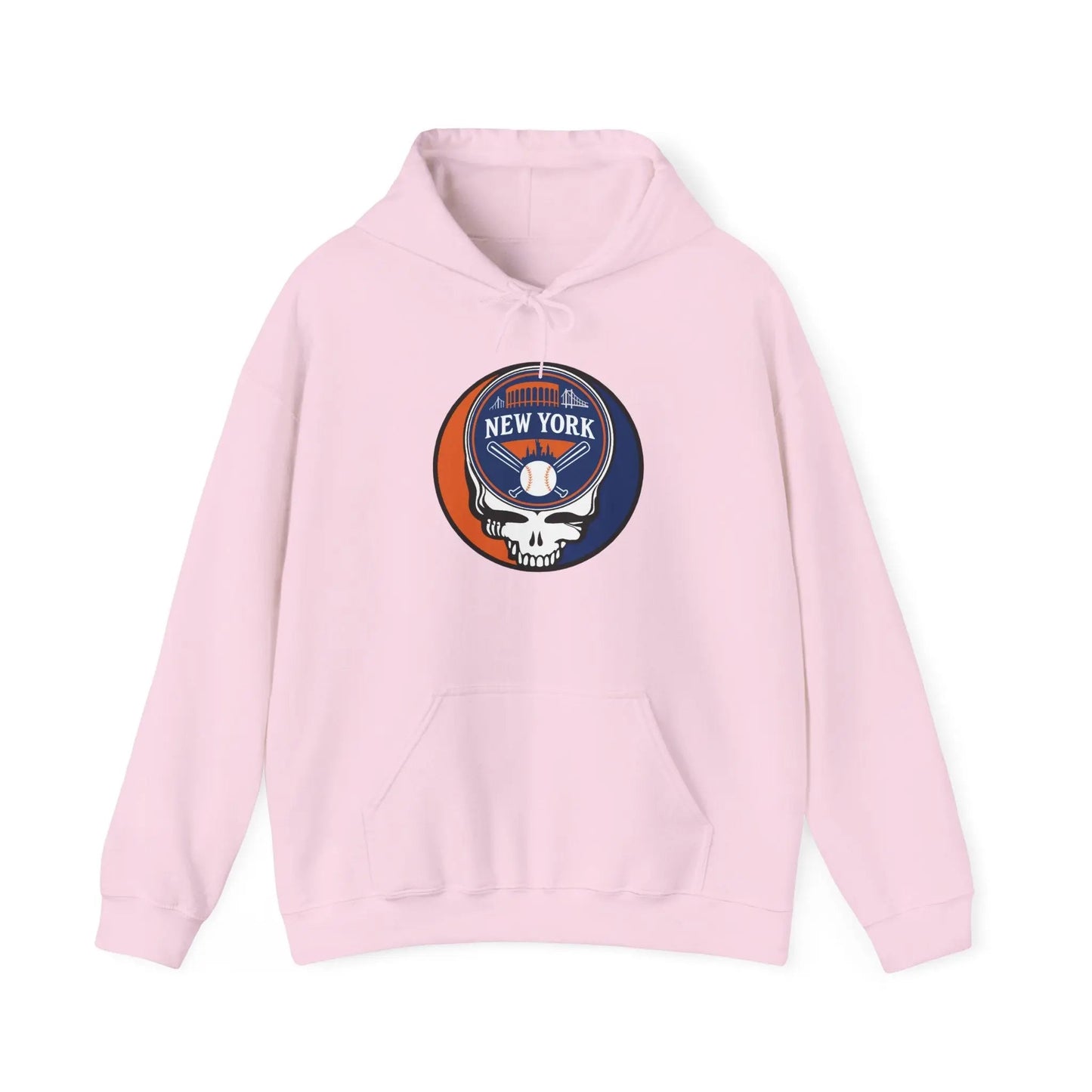 New York Baseball Edition Stealie Grateful Dead Unisex Heavy Blend Hoodie MLB