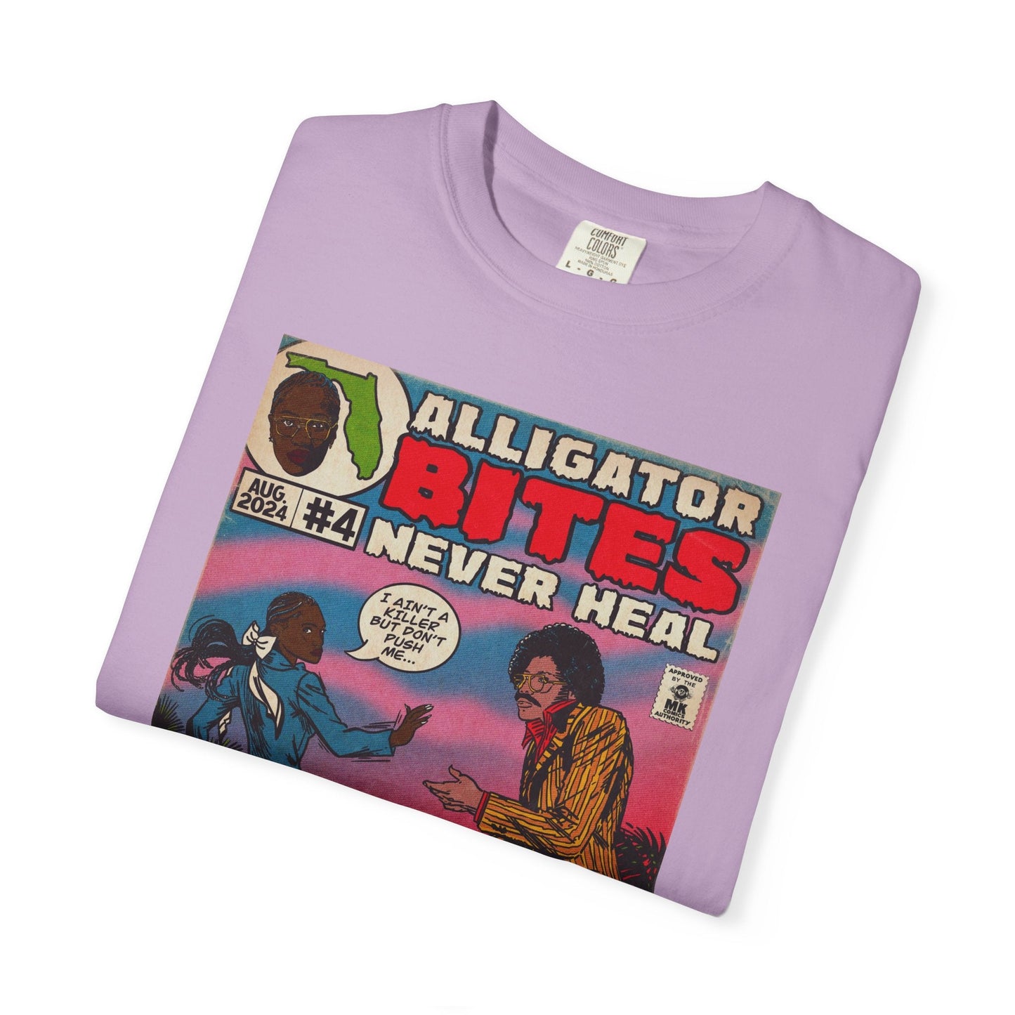 Denial is a River Alligator Bites Unisex Comfort Colors T-shirt