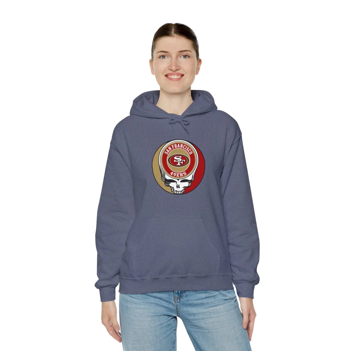 San Francisco 49ers Grateful Dead Hooded Sweatshirt The Gridiron Collection