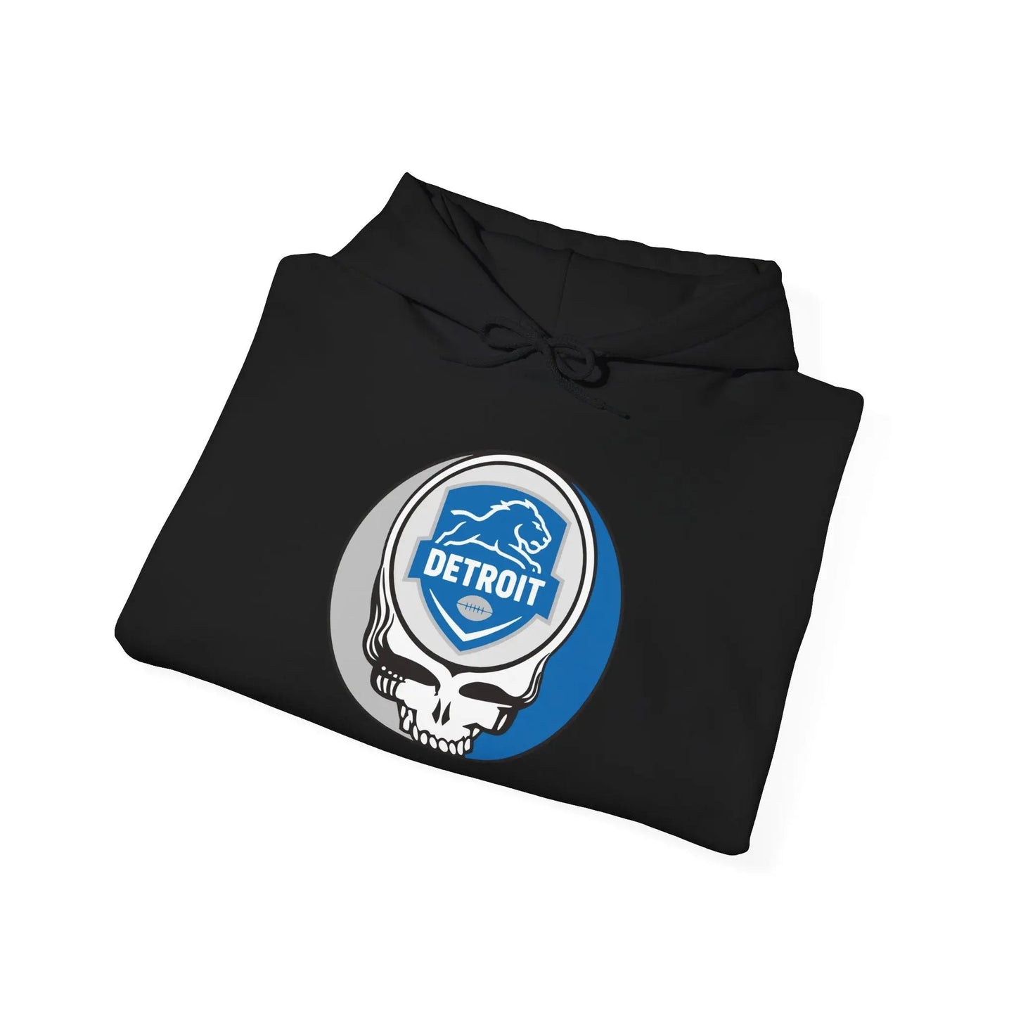 Detroit Lions Stealie Grateful Dead Hooded Sweatshirt NFL The Gridiron Collection