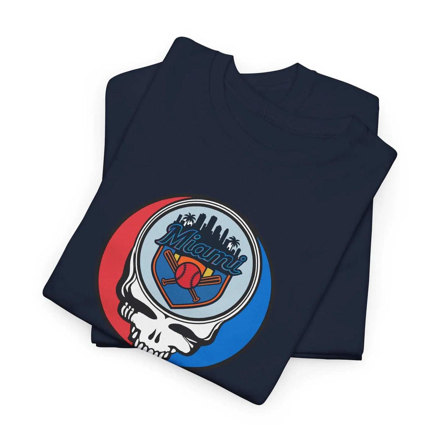Miami Marlins Steal Your Face Classic Stealie T Shirt MLB
