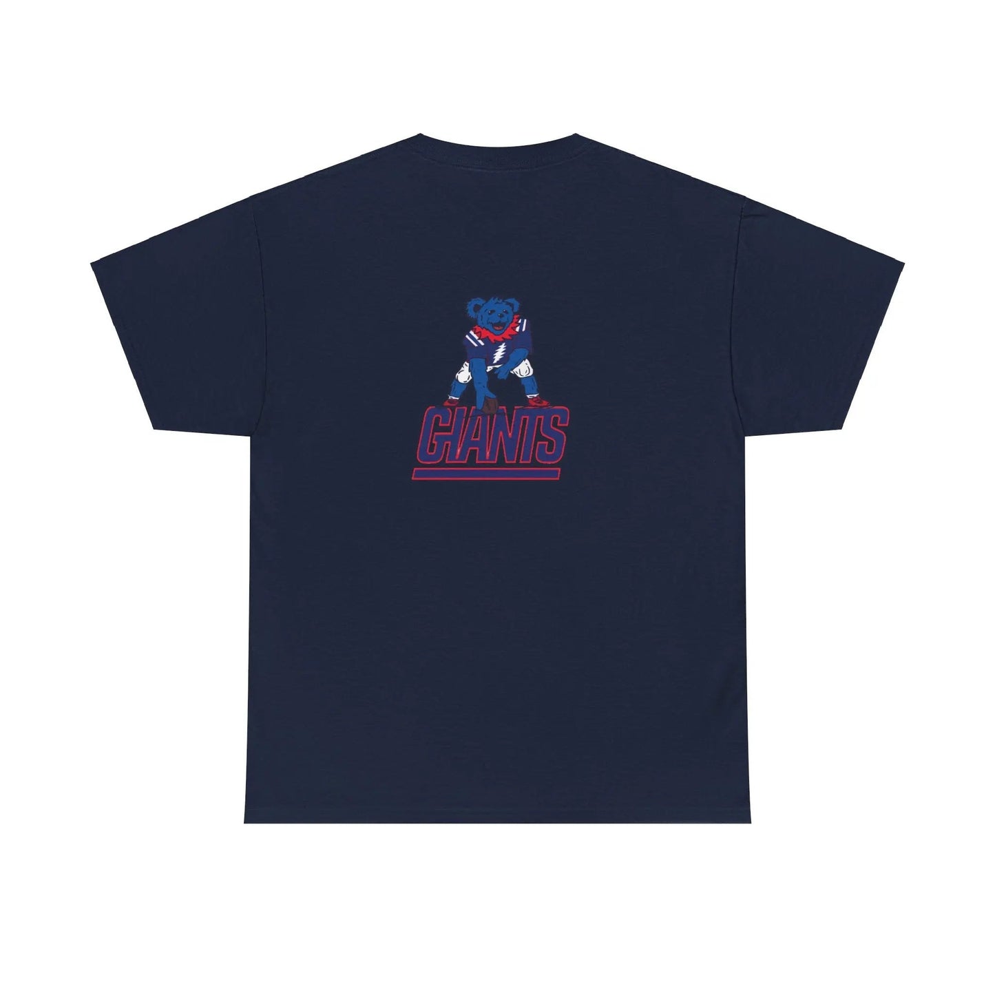 New York Giants Grateful Dead Dancing Bear Two-Sided T-Shirt The Gridiron Collection