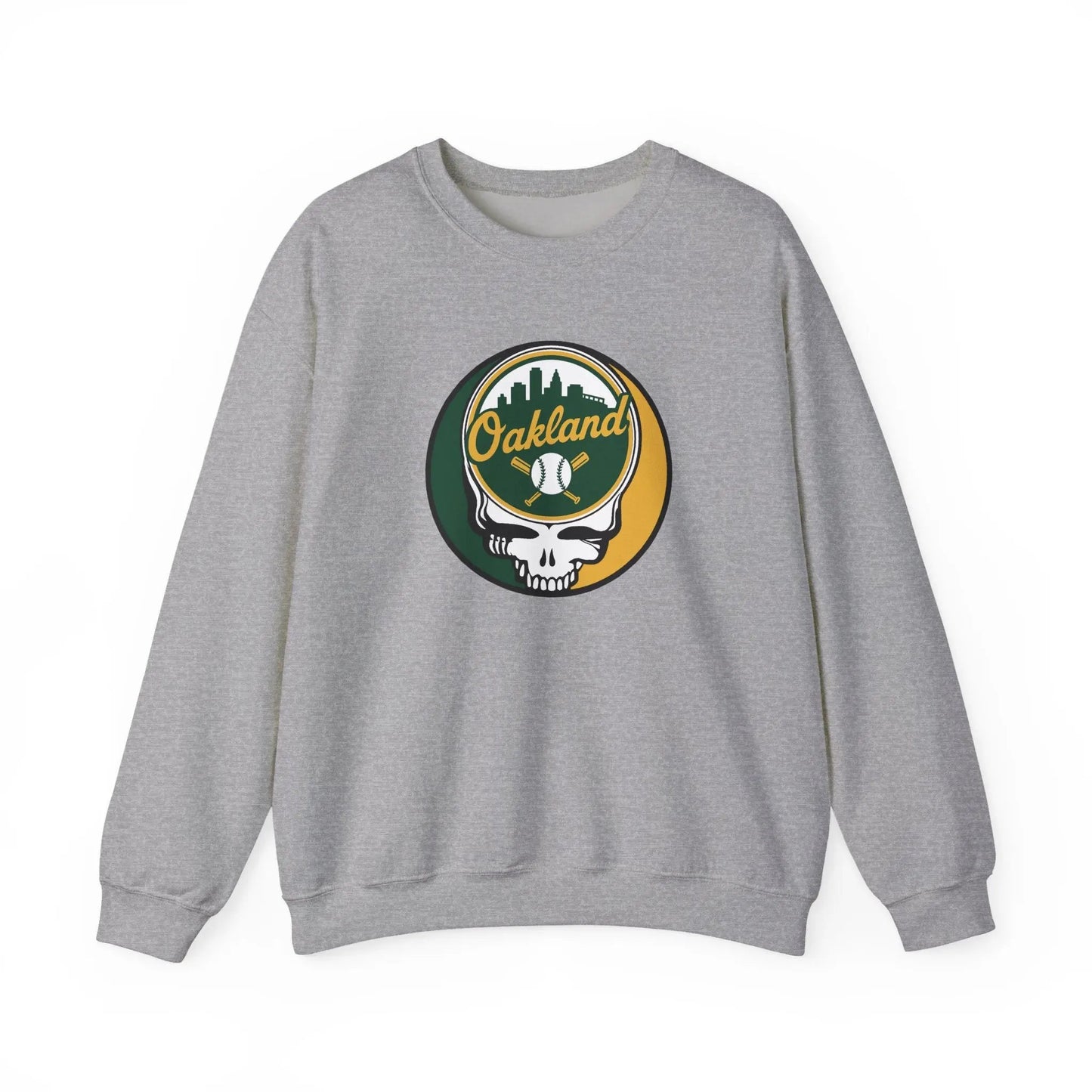 Grateful Dead Stealie Oakland Baseball Edition Crewneck Sweatshirt MLB