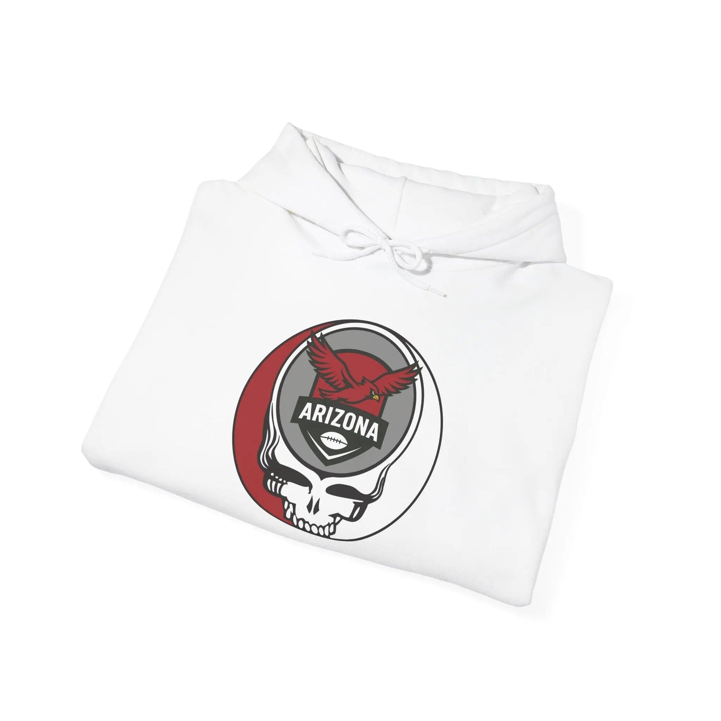 Arizona Cardinals Stealie Grateful Dead Hooded Sweatshirt NFL The Gridiron Collection