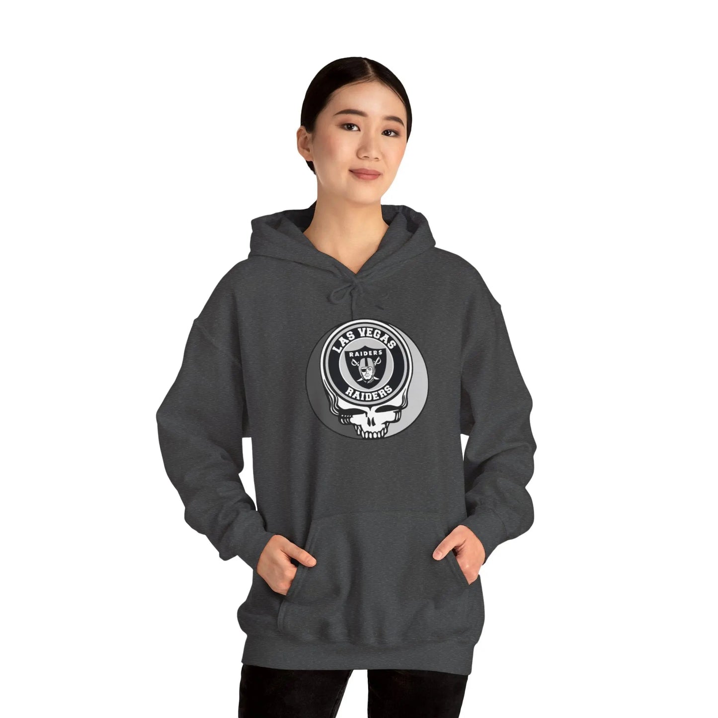 Las Vegas Raiders Grateful Dead Hoodie Medium-Heavy Fabric The Gridiron Collection