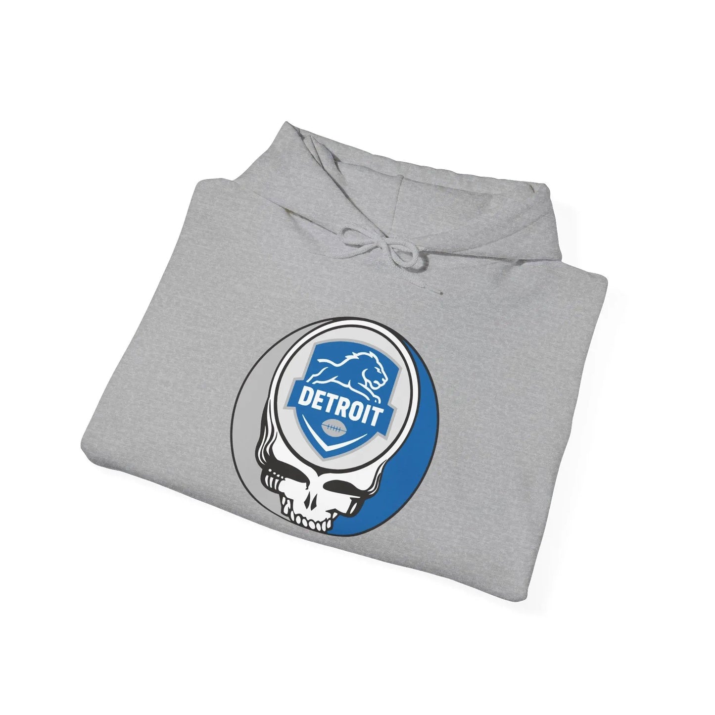 Detroit Lions Stealie Grateful Dead Hooded Sweatshirt NFL The Gridiron Collection