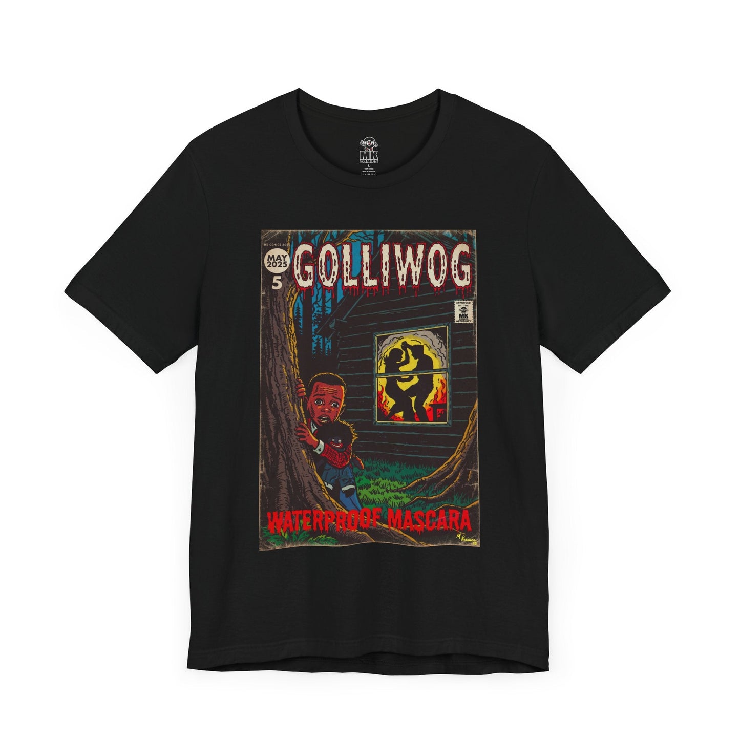 Waterproof Mascara Unisex Jersey Short Sleeve Tee Golliwog