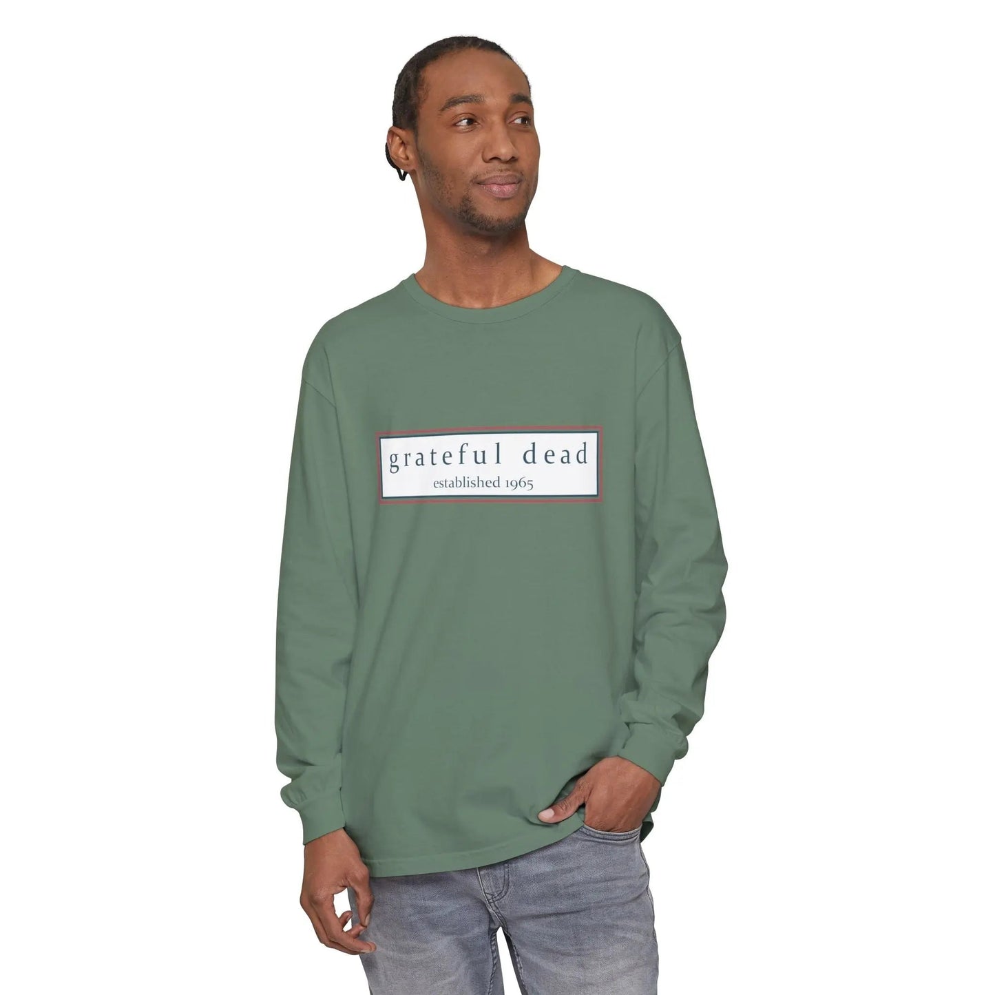 Grateful Dead Dancing Bear Garment-Dyed Long Sleeve T-Shirt
