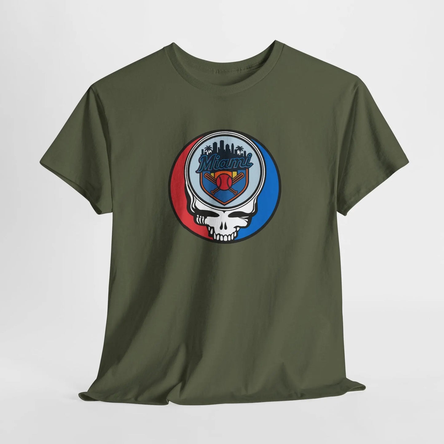 Miami Marlins Steal Your Face Classic Stealie T Shirt MLB