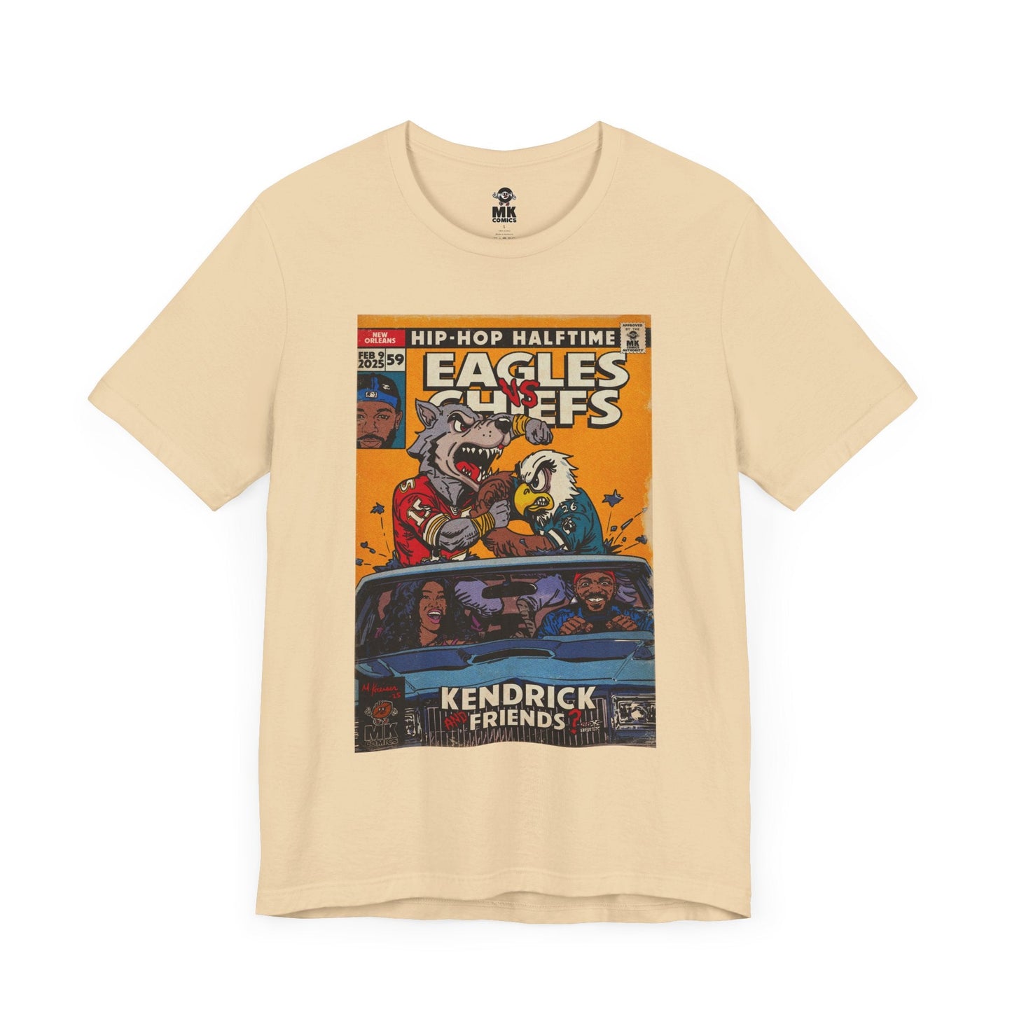 2025 Halftime - Eagles vs Chiefs - Unisex Jersey Short Sleeve Tee